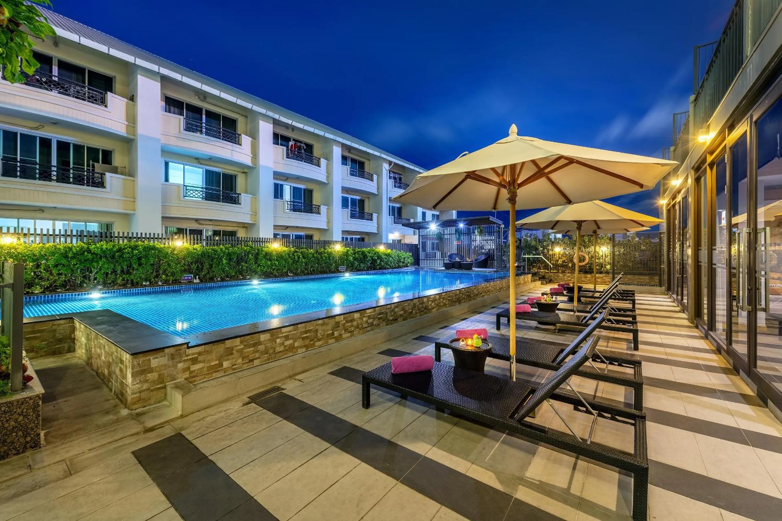 Swimming pool in PLAAI Prime Hotel Rayong SHA Extra Plus