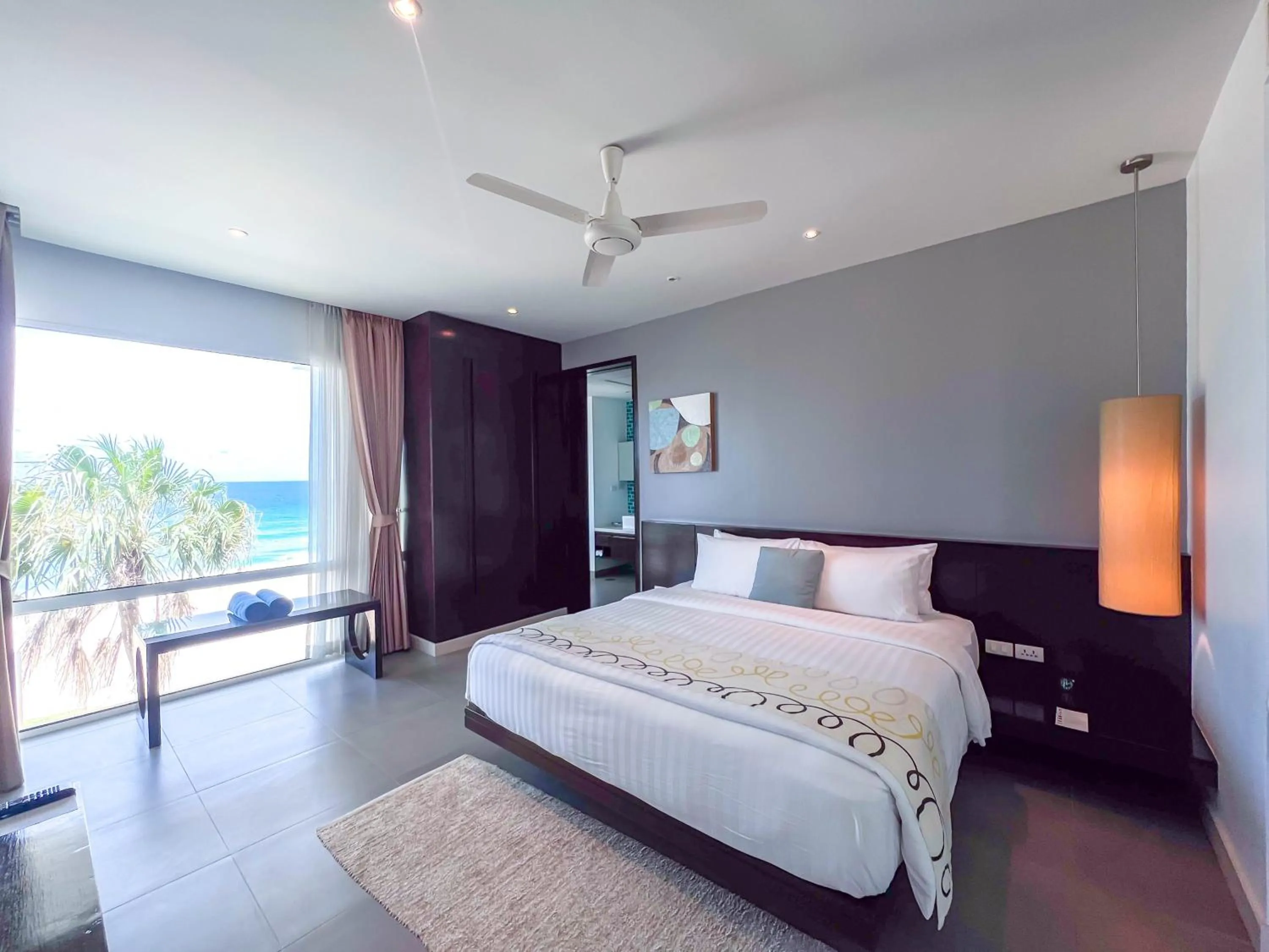 Bed in Paradox Resort Phuket