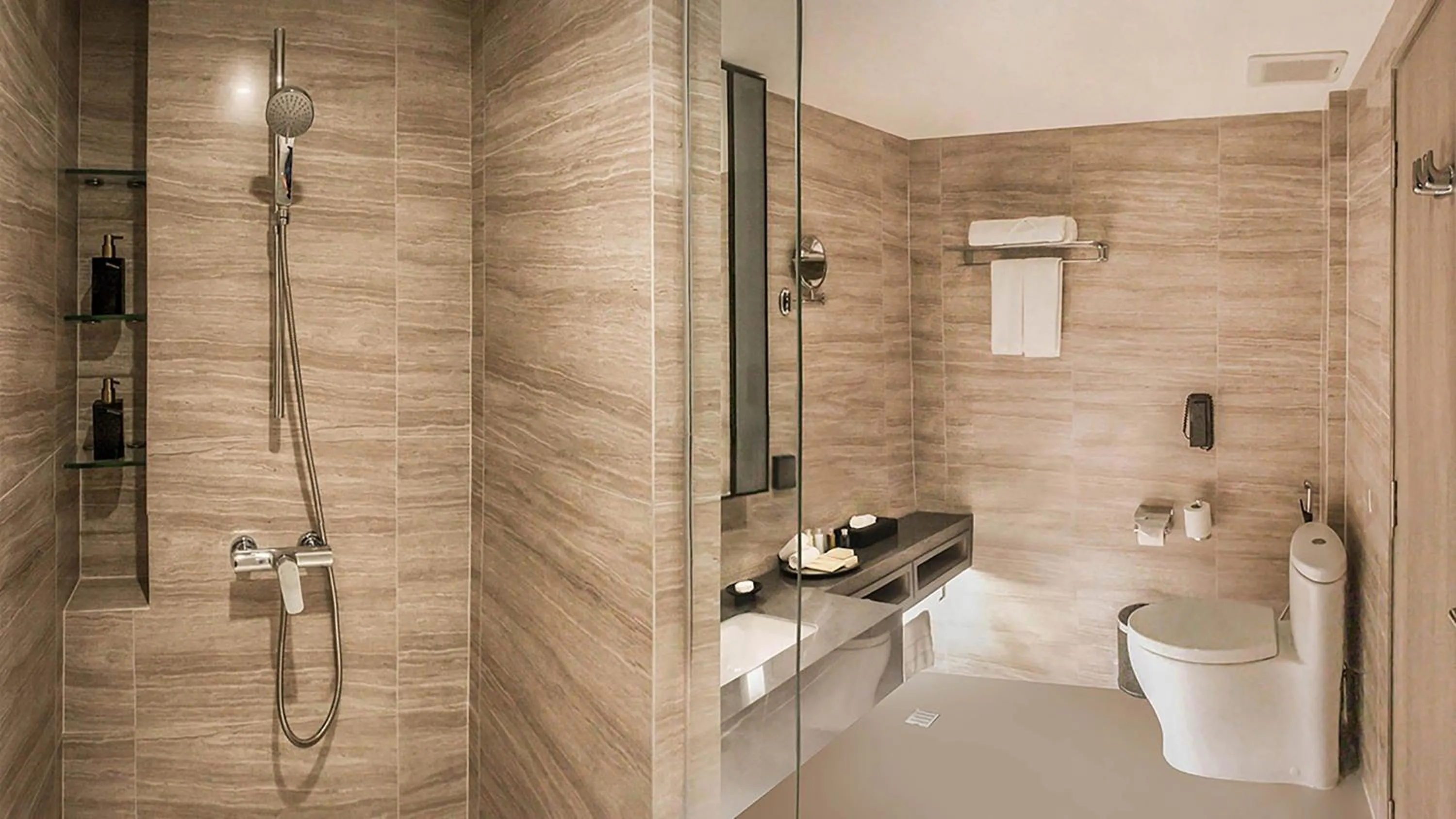 Shower in Paradox Resort Phuket