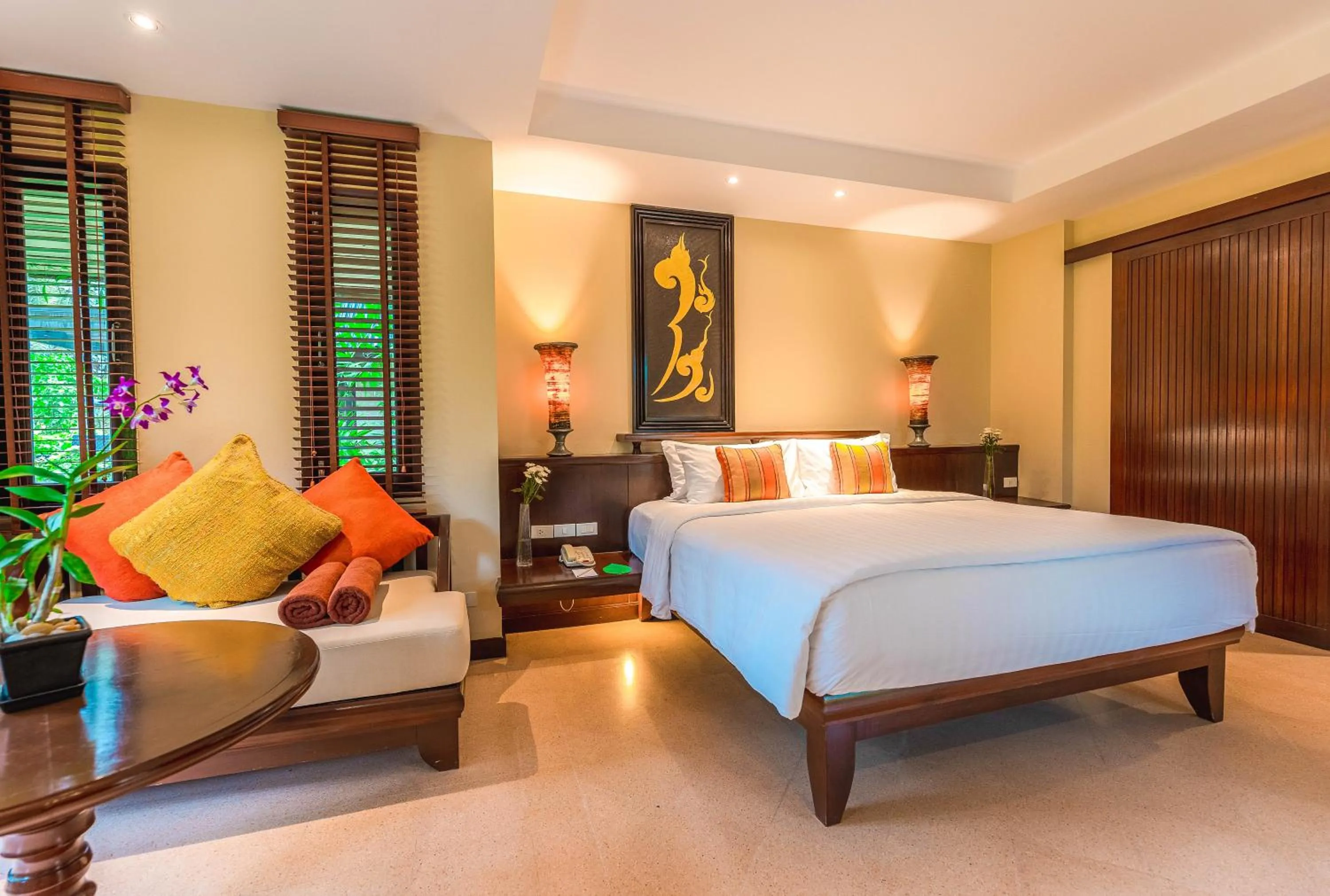 Bed in Paradox Resort Phuket