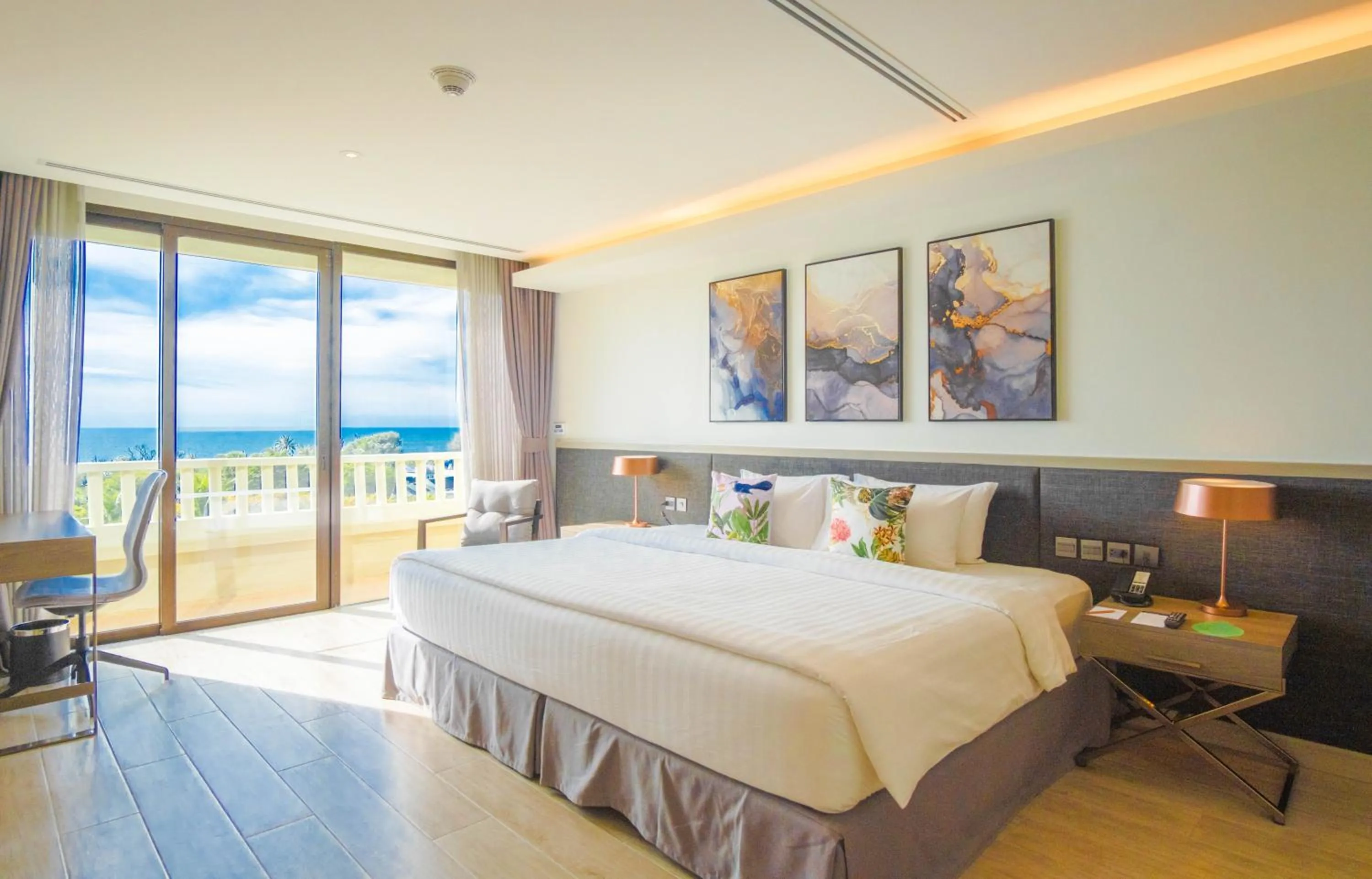 Bed in Paradox Resort Phuket