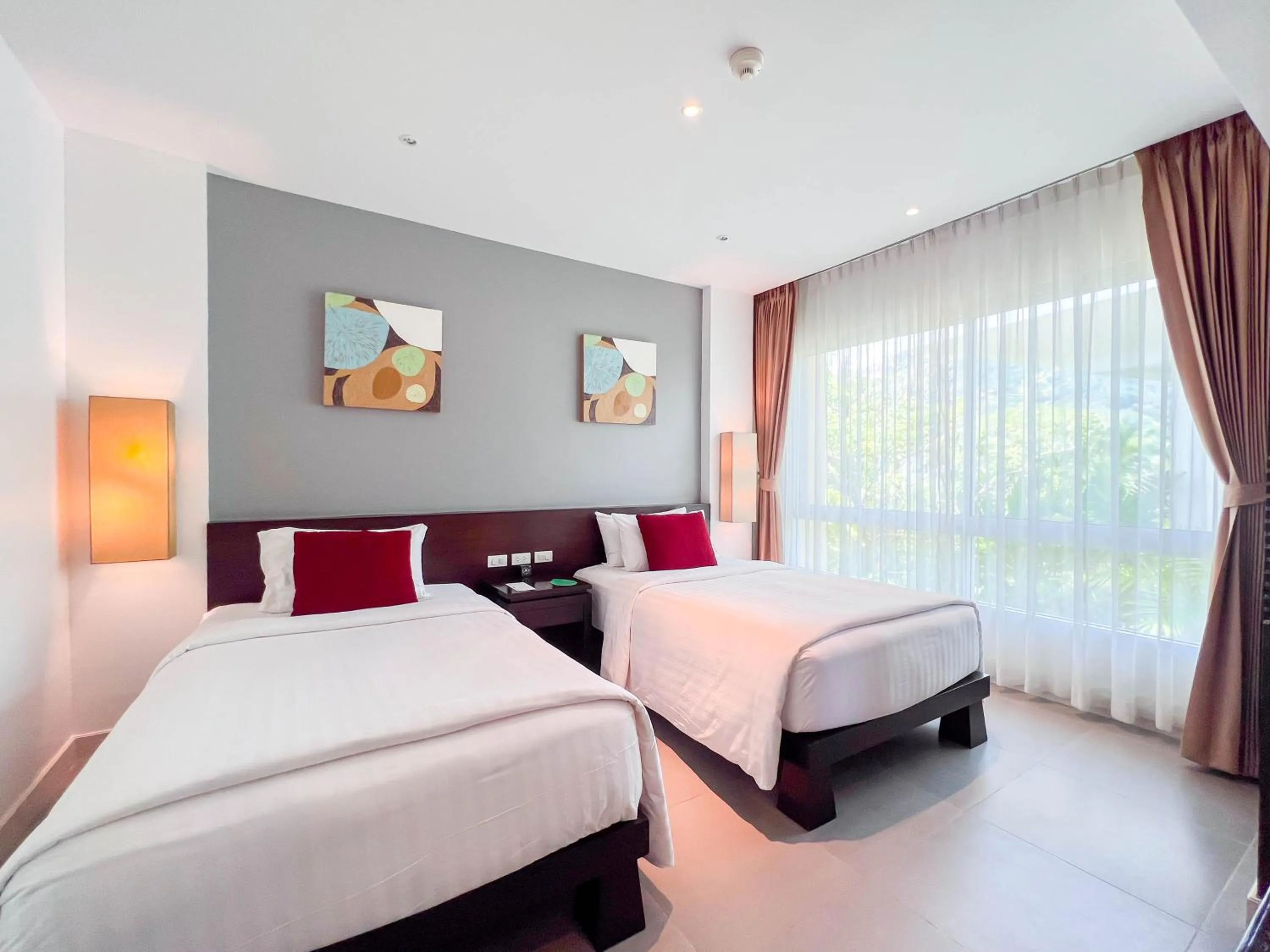 Bed in Paradox Resort Phuket
