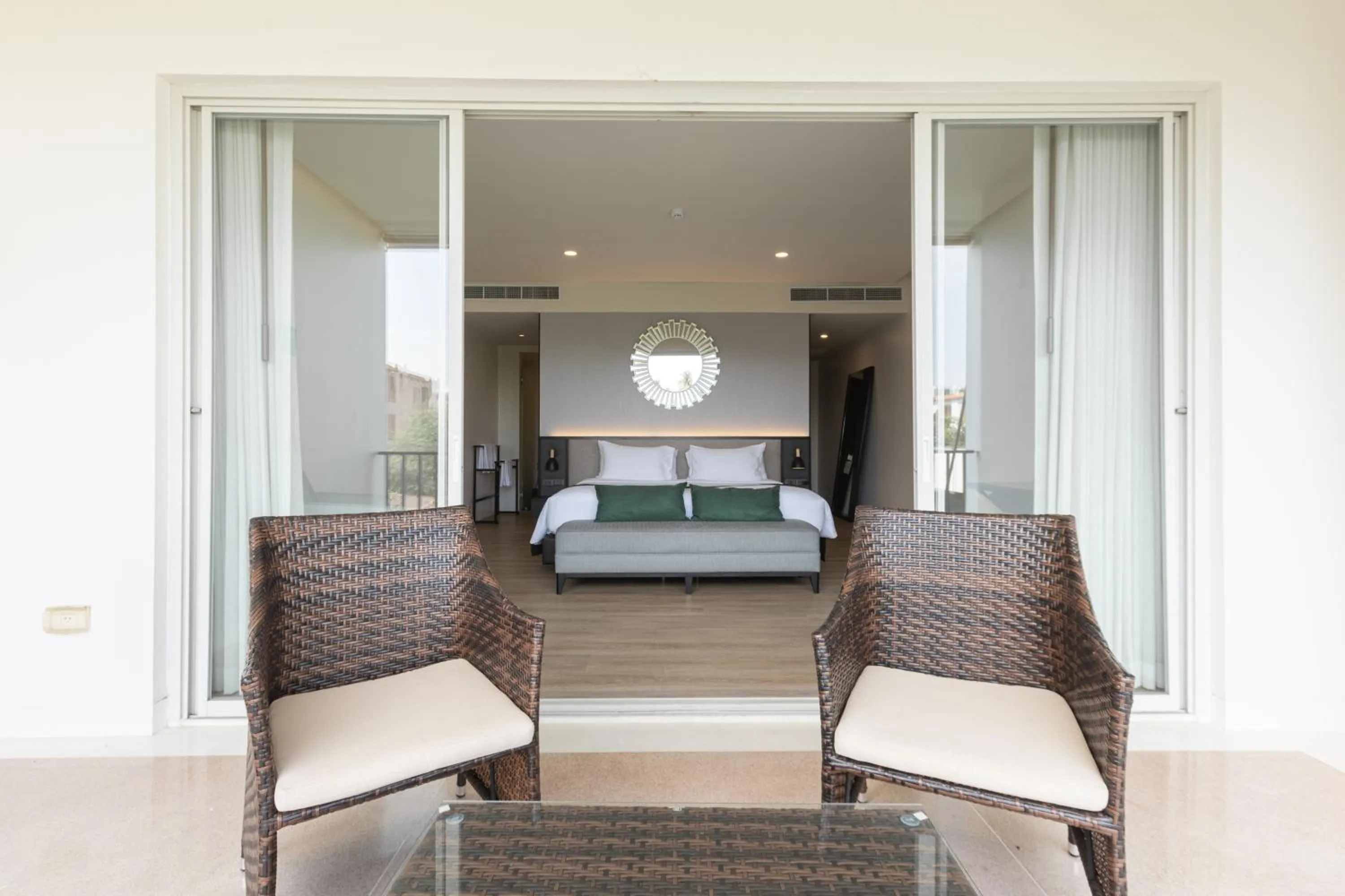 Balcony/Terrace, Bed in The Palayana Hua Hin