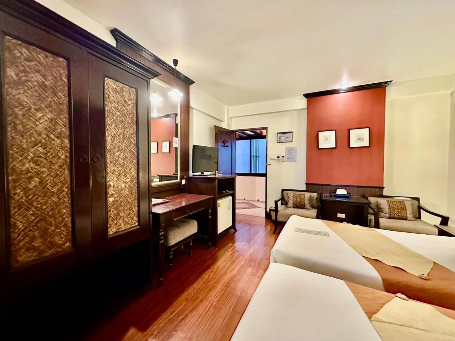 Bed in Chiangmai Gate Hotel