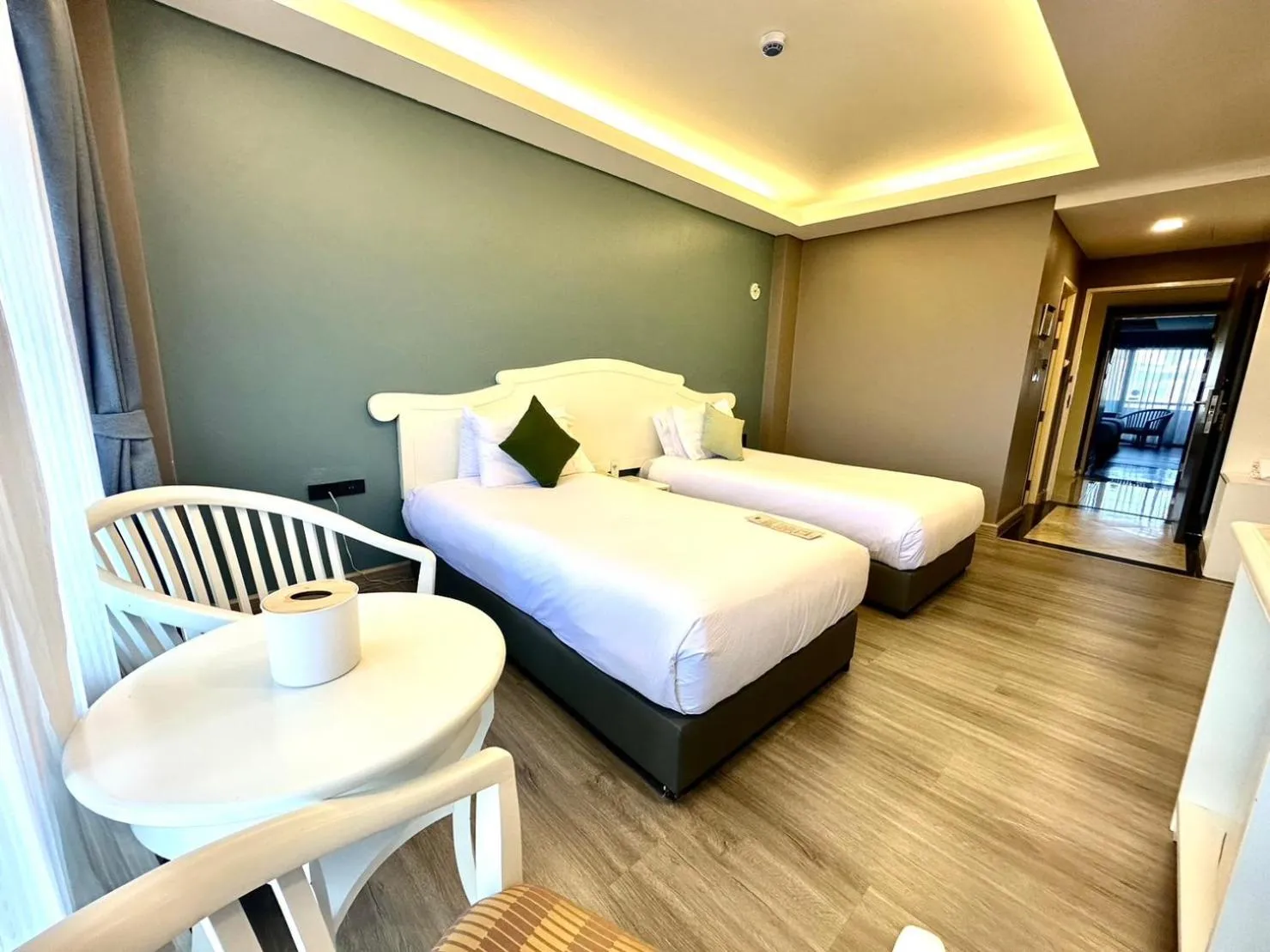 Bed in Chiangmai Gate Hotel