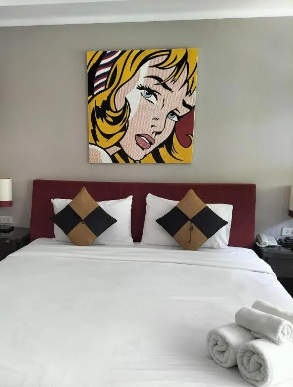 Bed in Kata Beach Studio Phuket