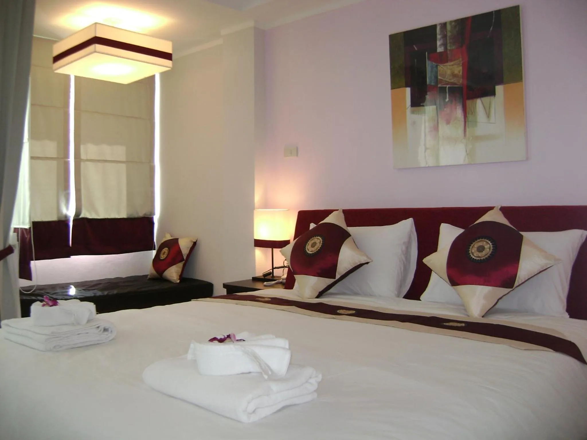 Bed in Kata Beach Studio Phuket