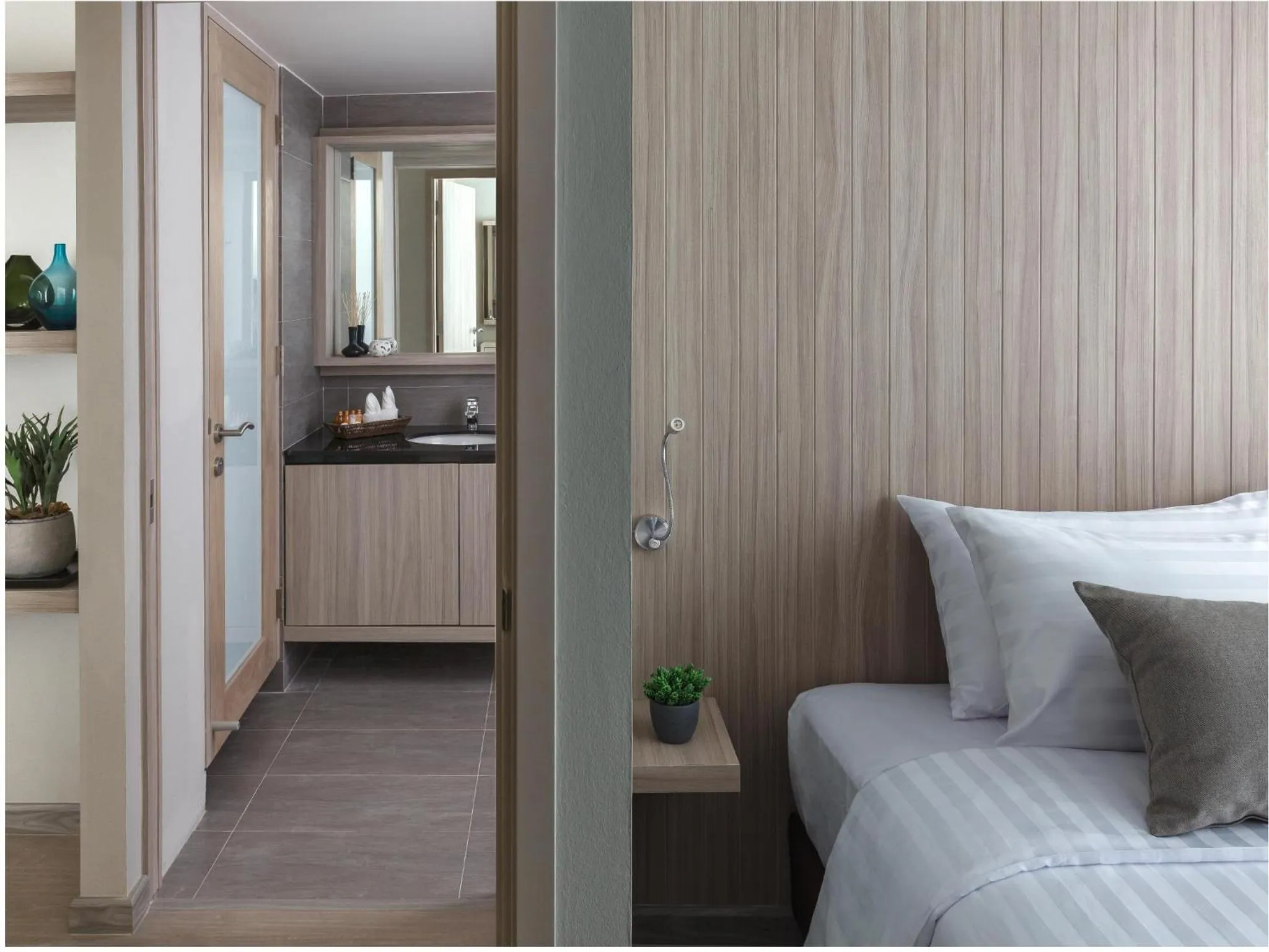 Bedroom, Bed in Madera Residence Sriracha