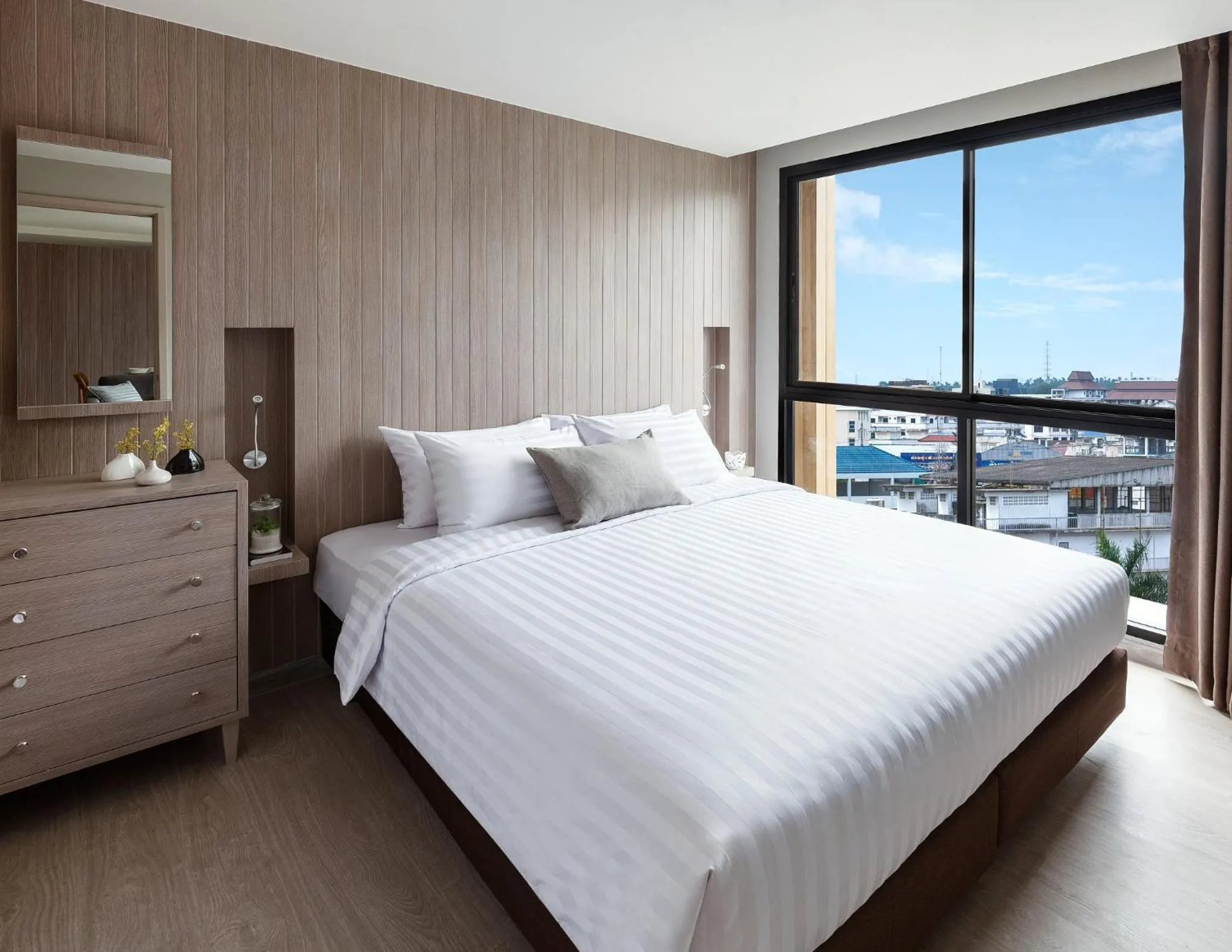 Bedroom, Bed in Madera Residence Sriracha