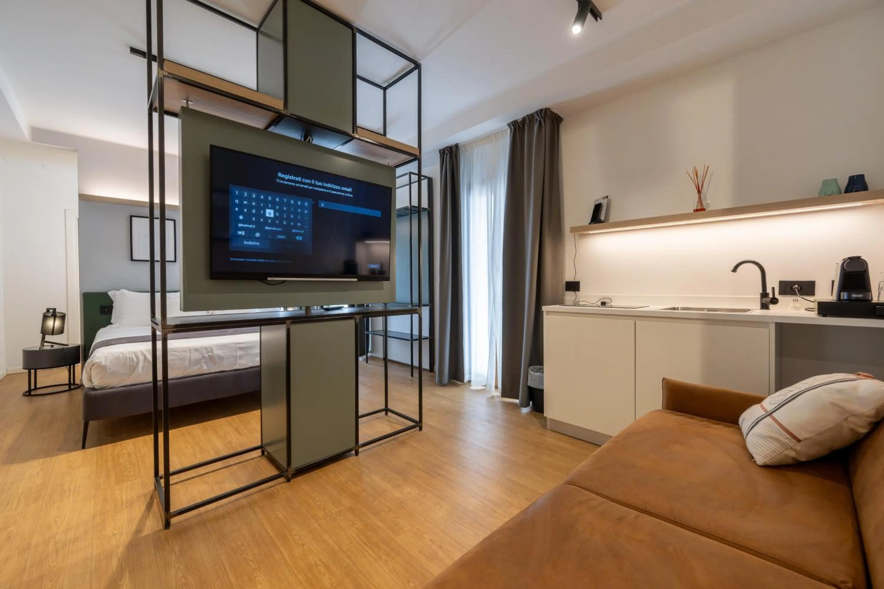 Bed in Meg Lifestyle Hotel & Apartaments