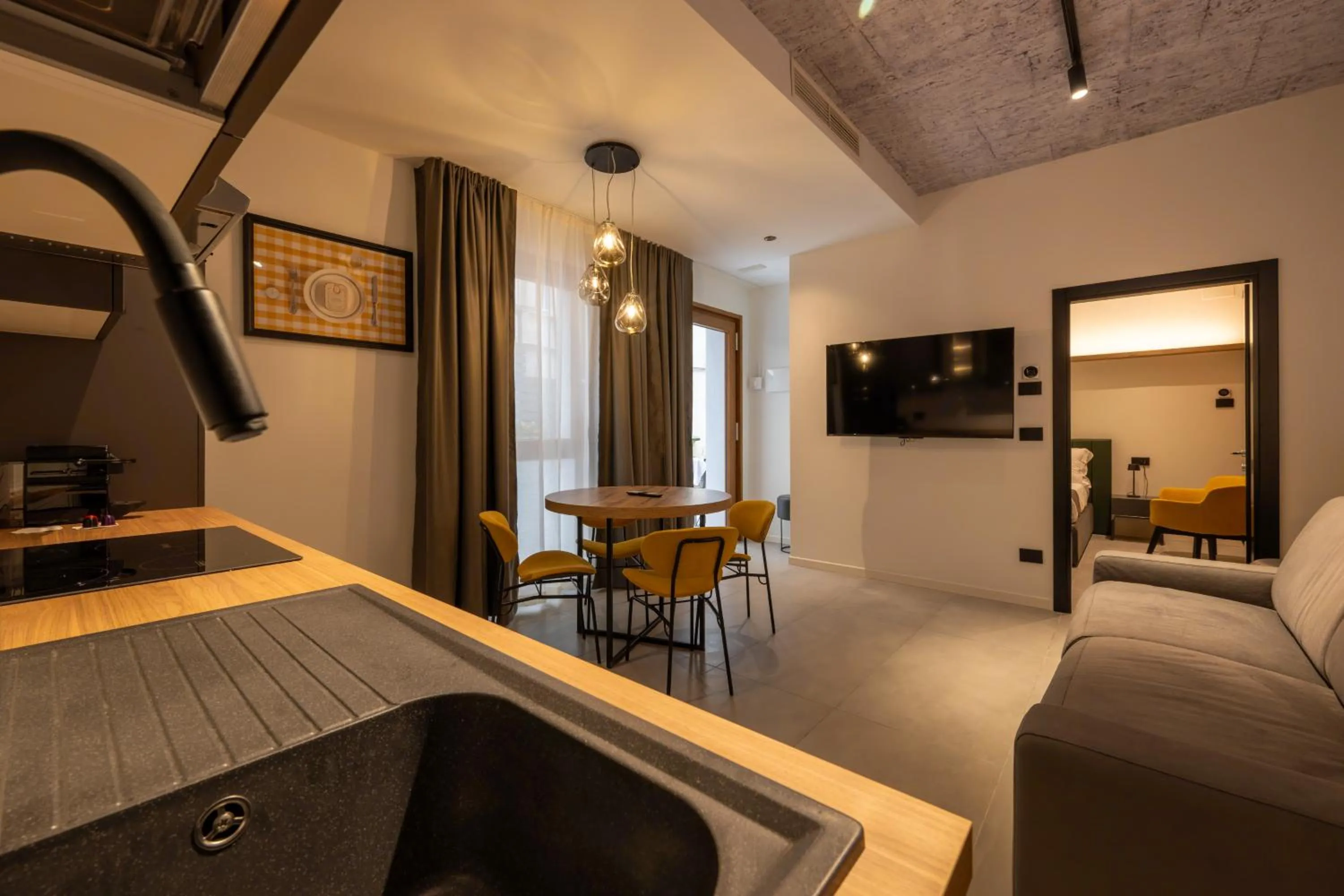 Bed in Meg Lifestyle Hotel & Apartaments