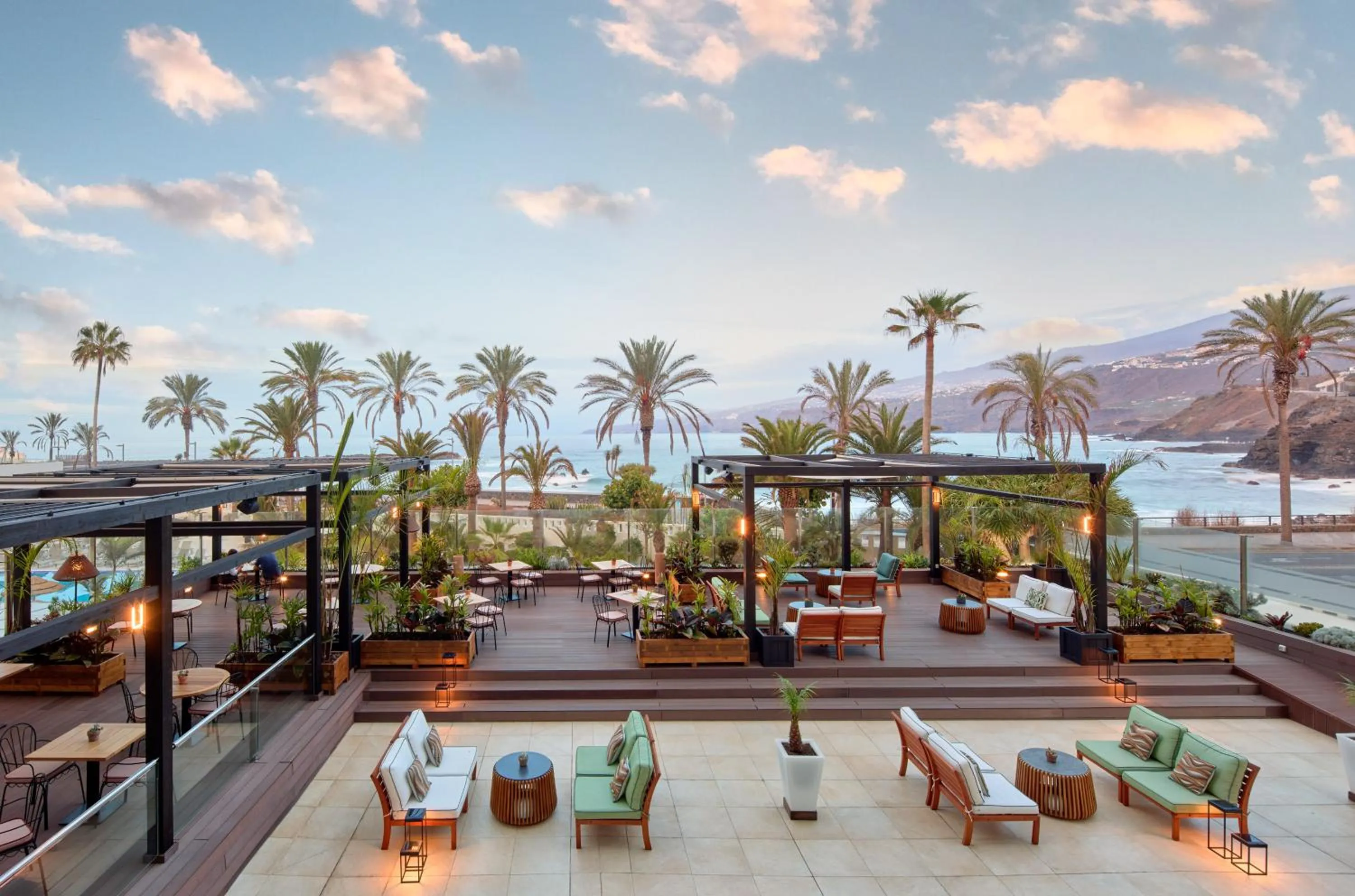 Patio in Melia Costa Atlantis Tenerife