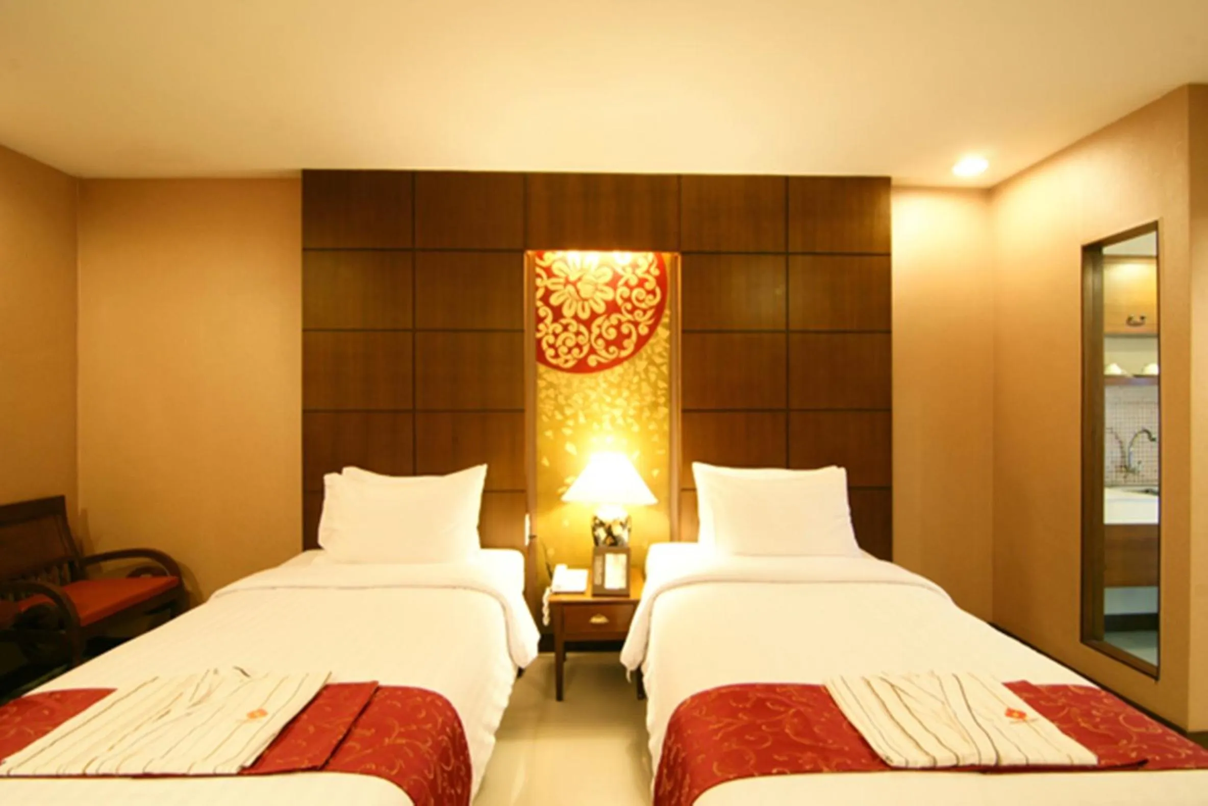 Bed in Mariya Boutique Hotel At Suvarnabhumi Airport