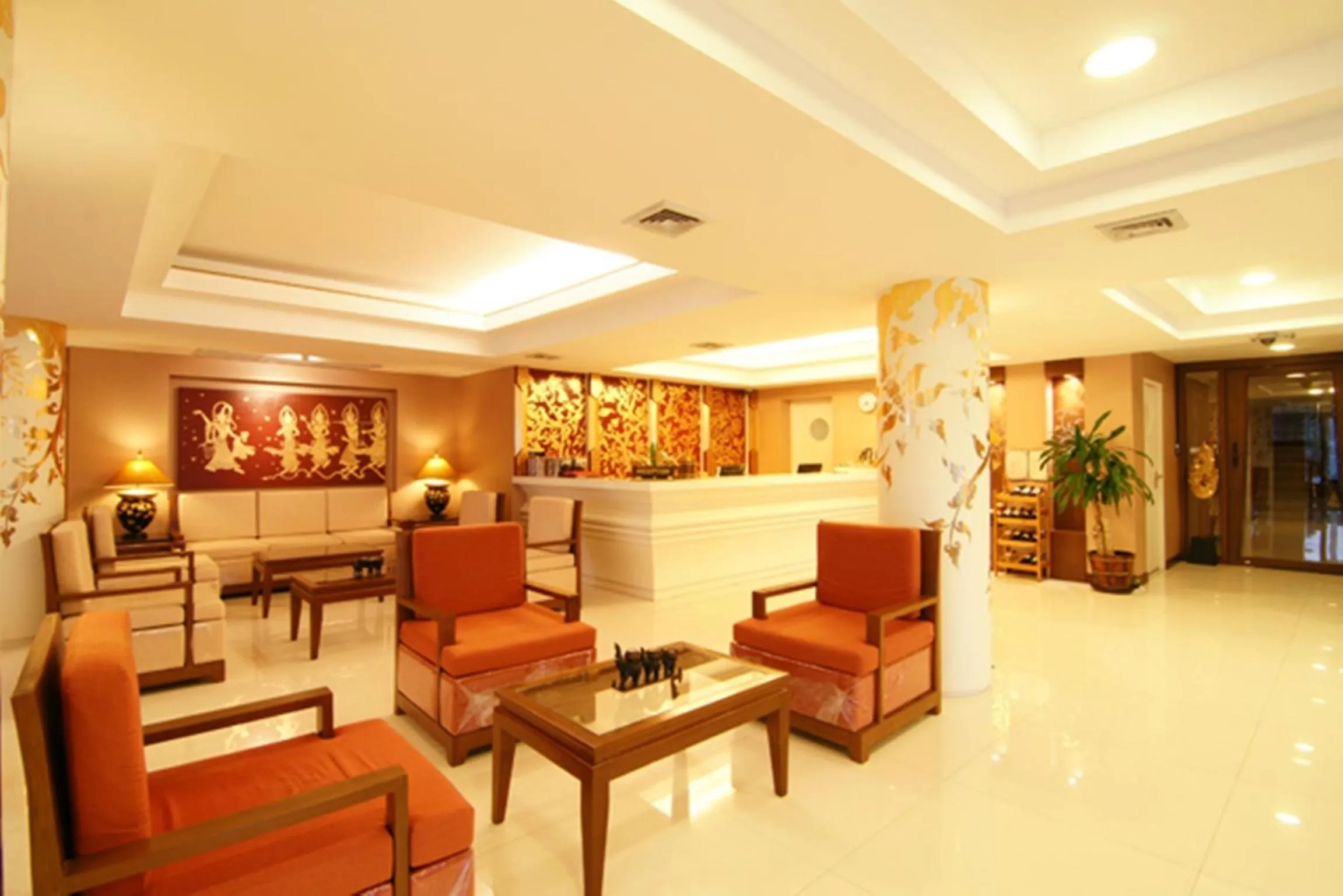 Lobby or reception in Mariya Boutique Hotel At Suvarnabhumi Airport