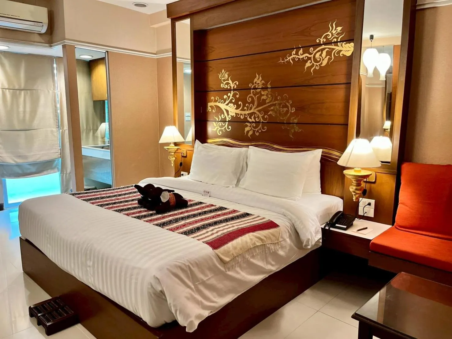 Bed in Mariya Boutique Hotel At Suvarnabhumi Airport