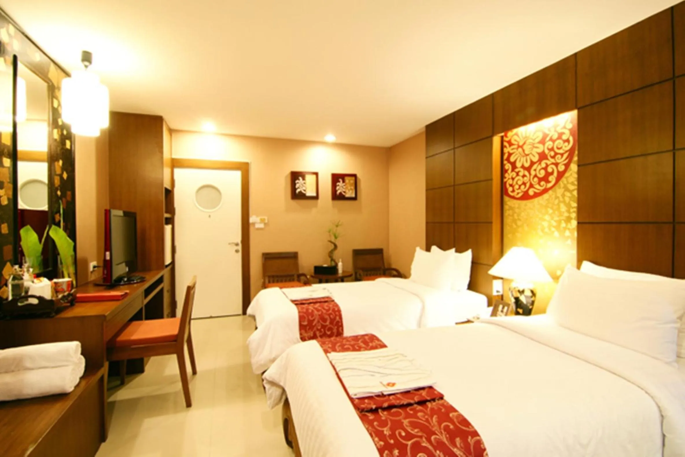 Bed in Mariya Boutique Hotel At Suvarnabhumi Airport
