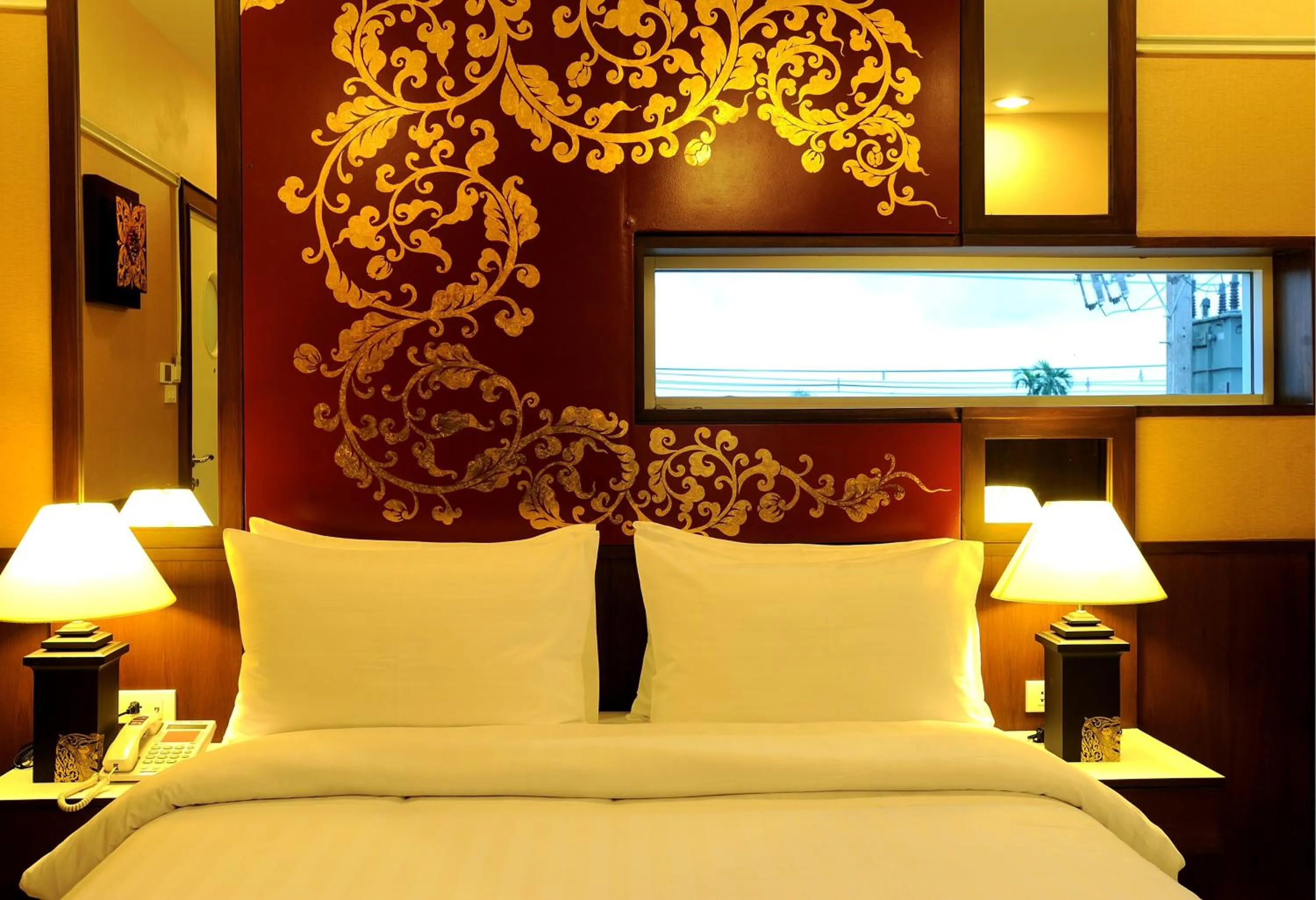 Photo of the whole room, Bed in Mariya Boutique Hotel At Suvarnabhumi Airport