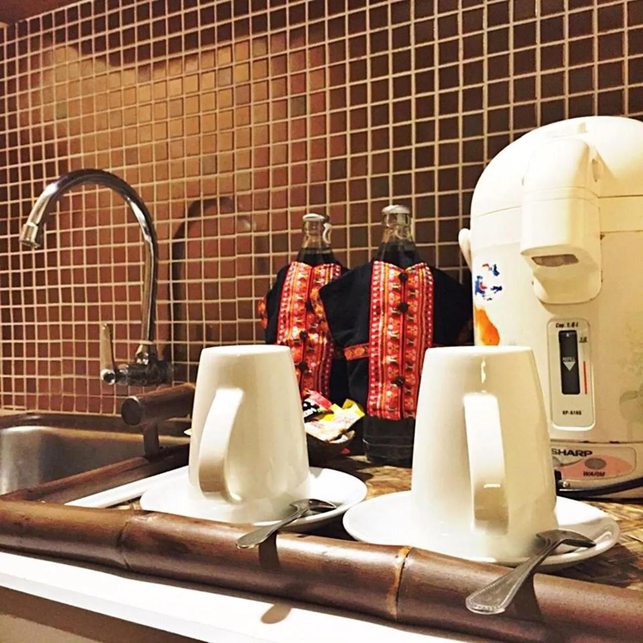 Decorative detail in Mariya Boutique Hotel At Suvarnabhumi Airport