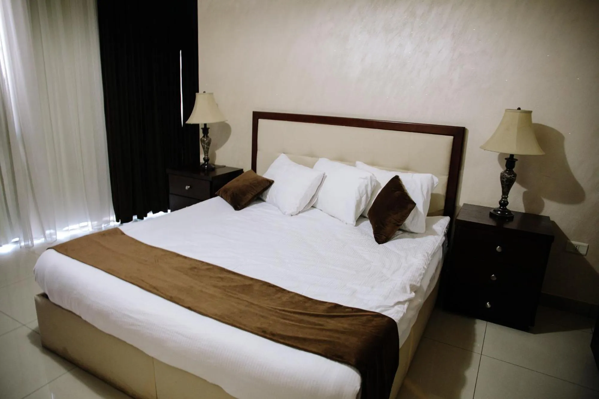 Bed in Madina Suites