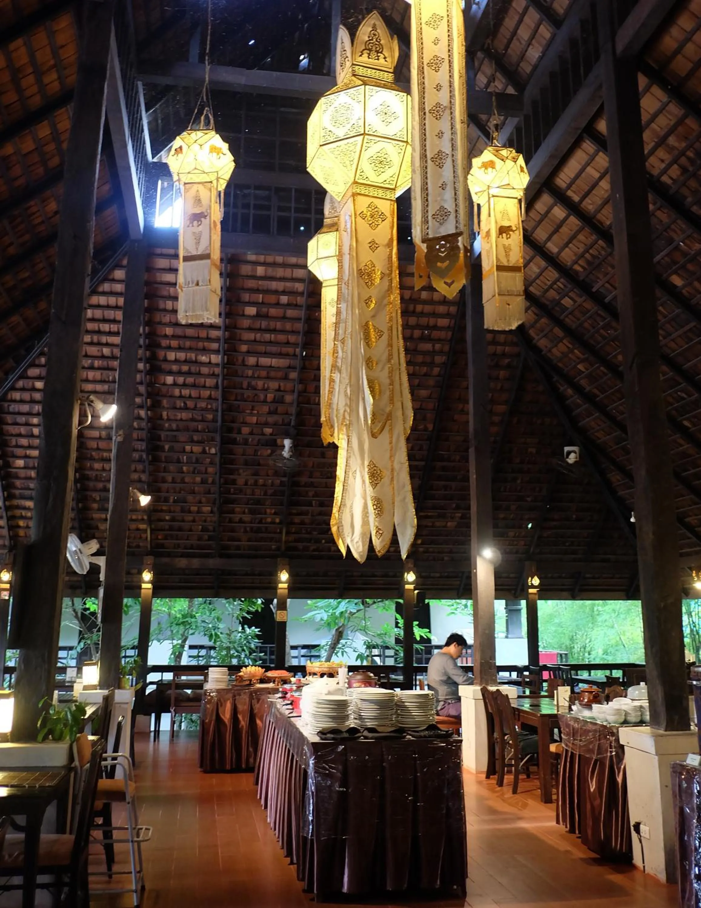 Buffet breakfast in Rainforest ChiangMai Hotel