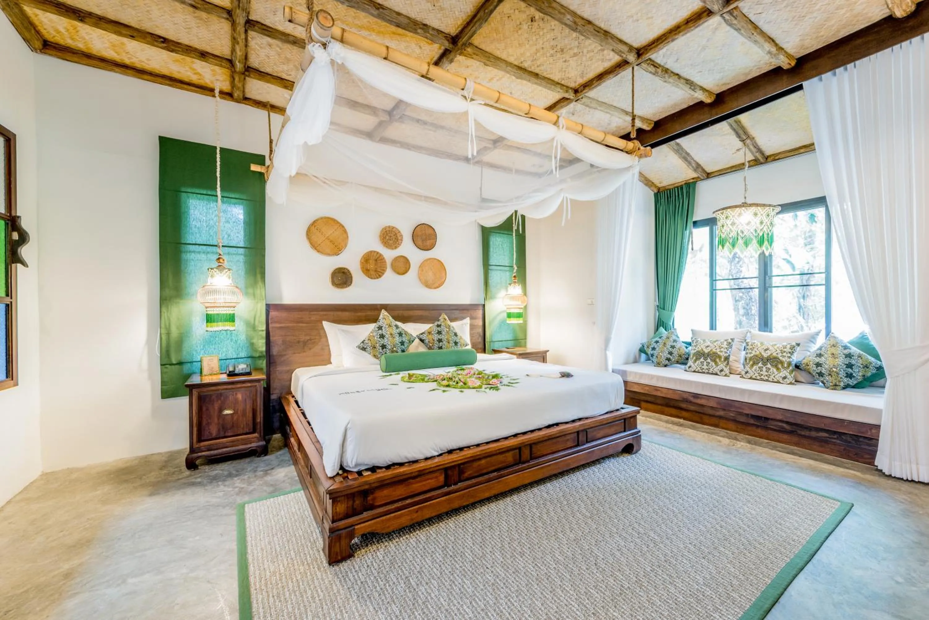 Bedroom, Bed in Koh Yao Yai Village