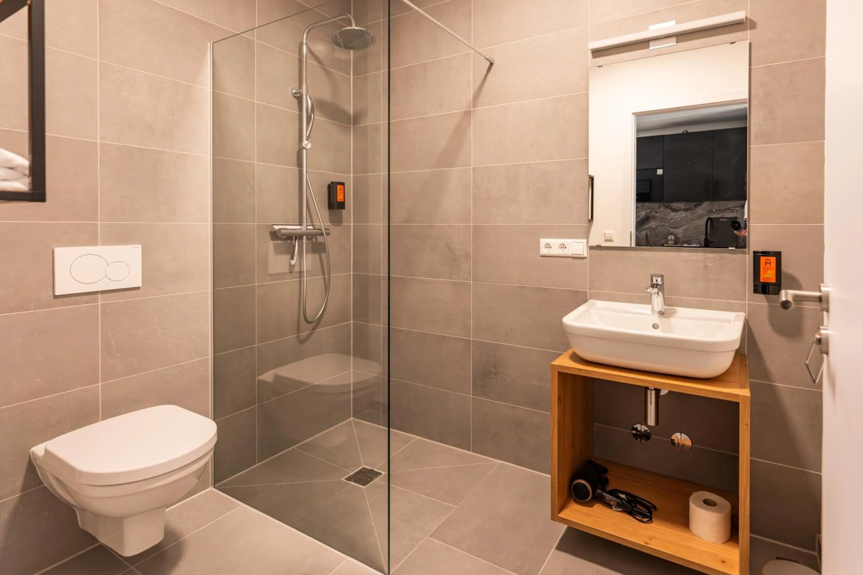 Shower in Living Neuburg