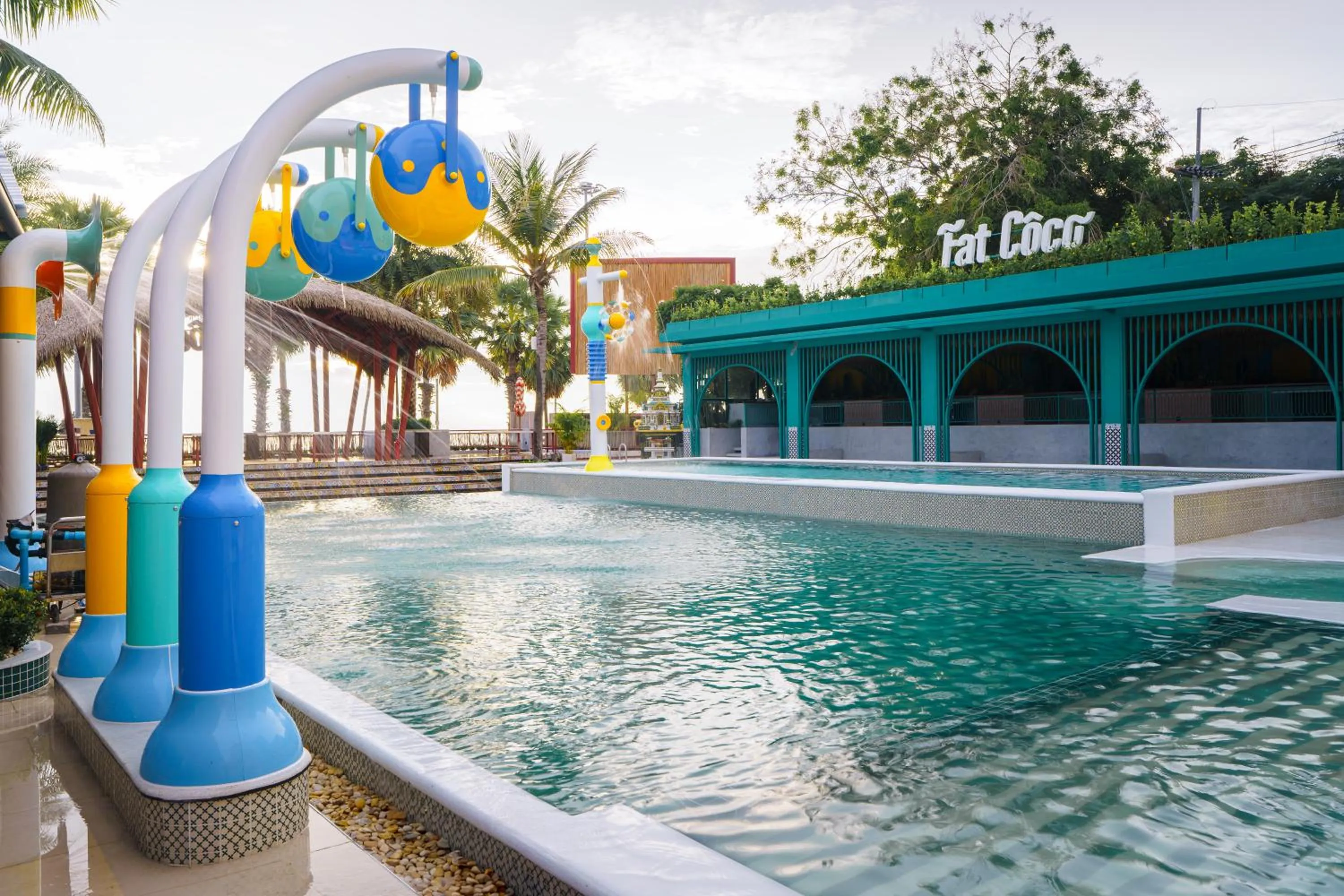 Aqua park in A-ONE Pattaya Beach Resort