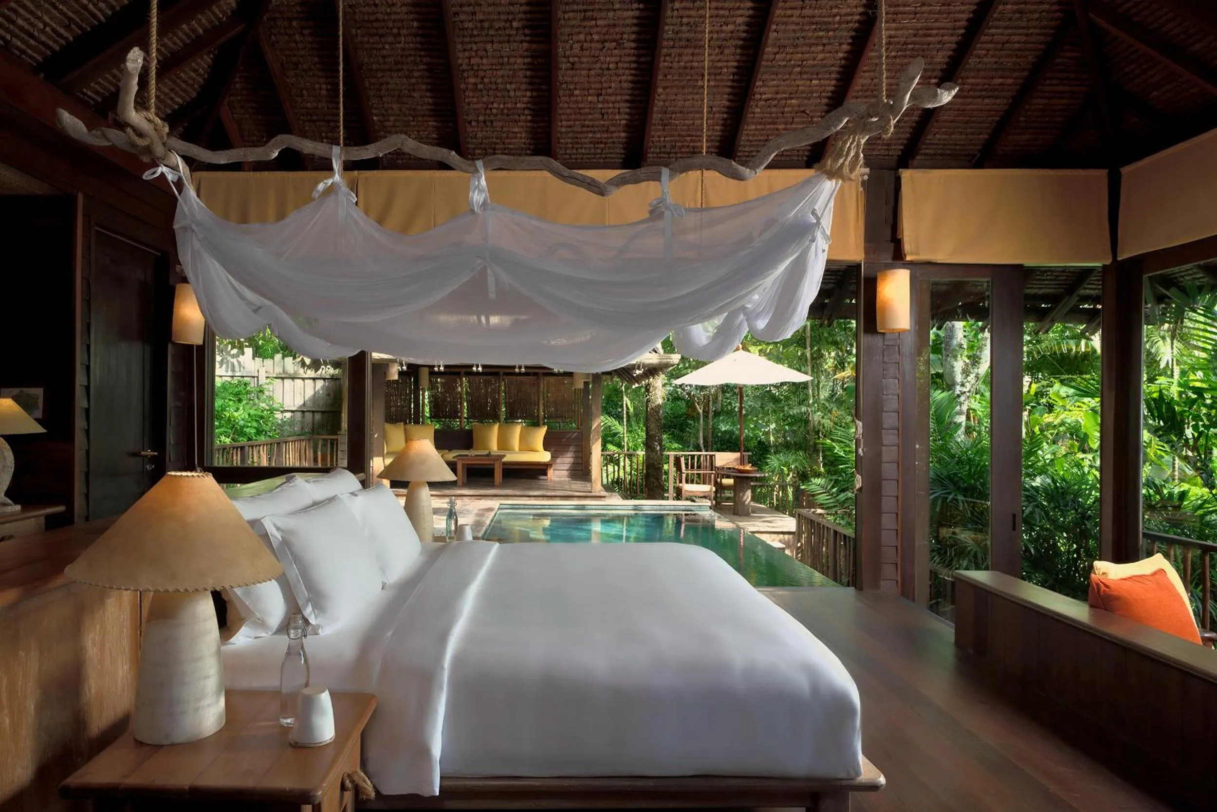Patio, Bed in Six Senses Yao Noi