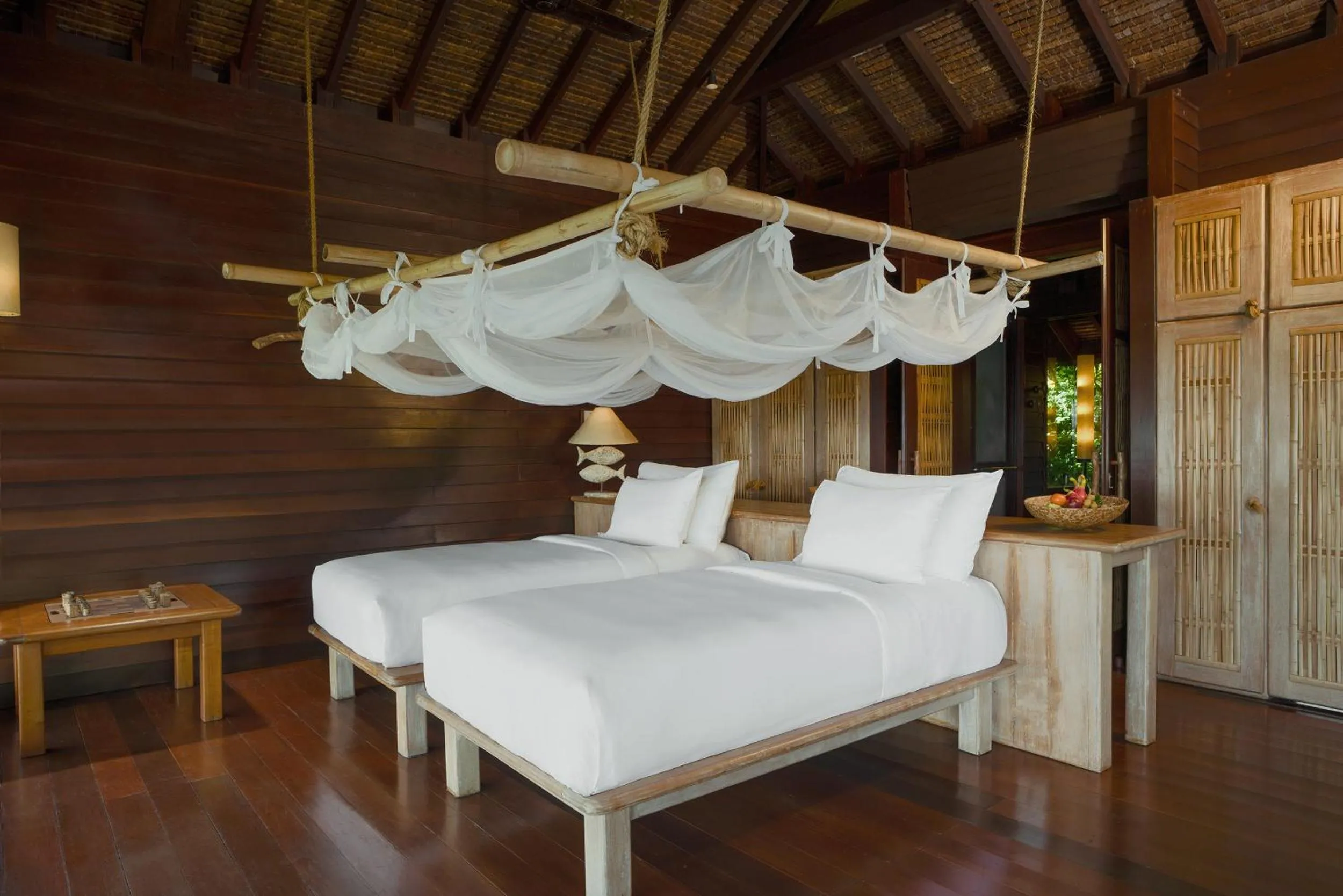 Bed in Six Senses Yao Noi