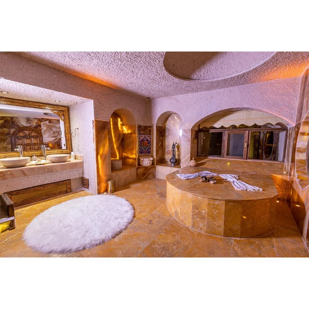 Sauna, Bed in Cappadocia Gamirasu Cave Hotel