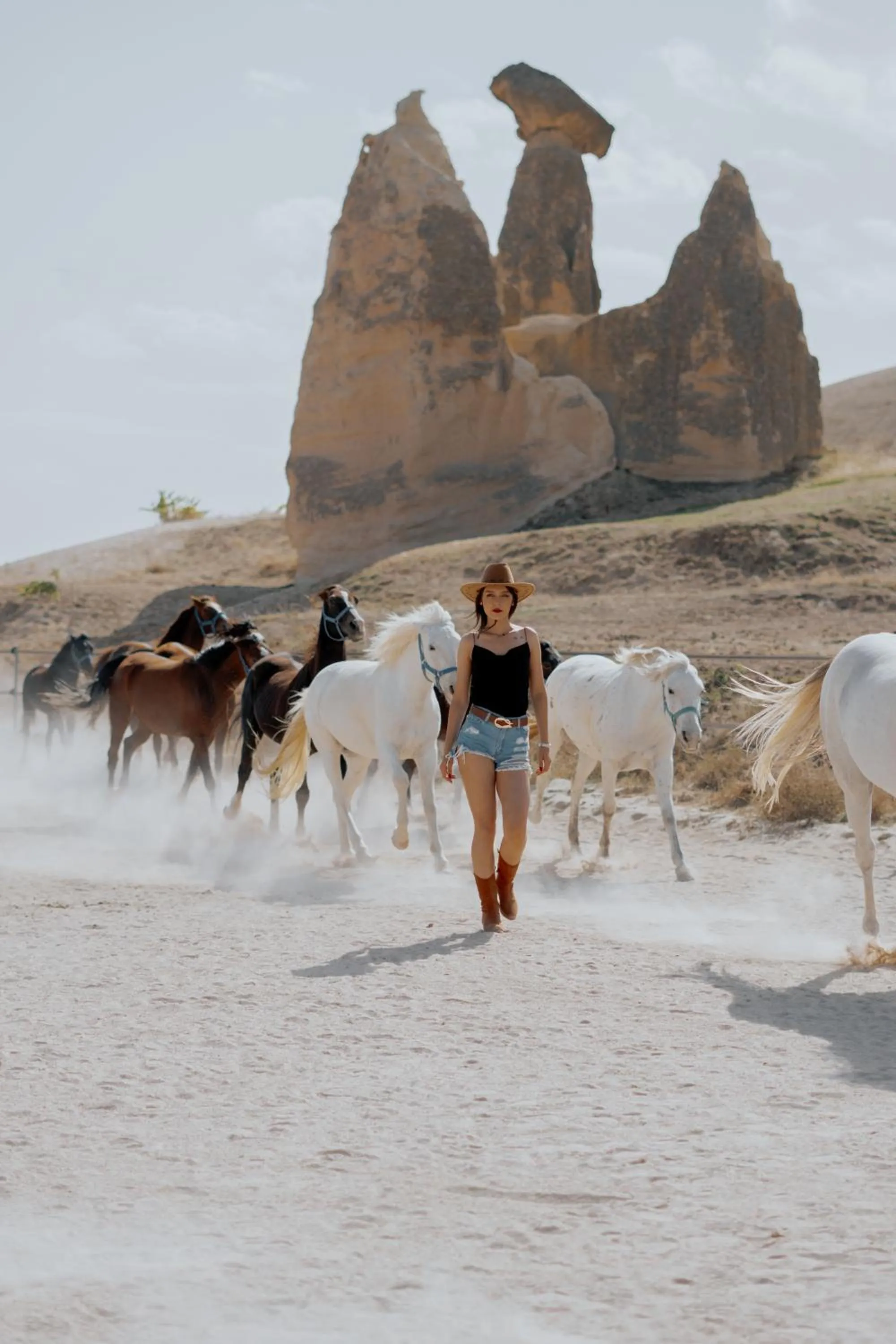Natural landscape in Cappadocia Gamirasu Cave Hotel