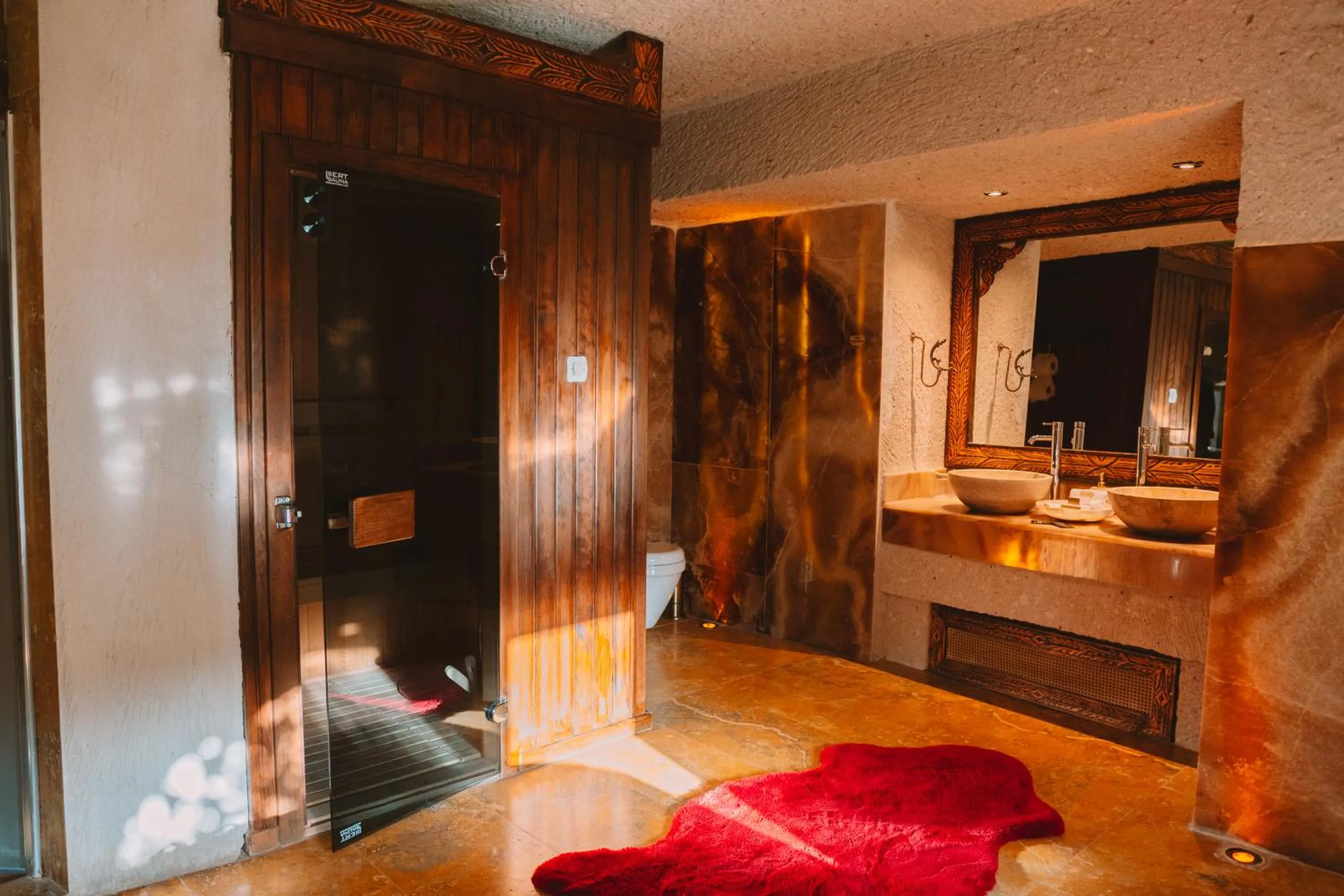 Sauna in Cappadocia Gamirasu Cave Hotel