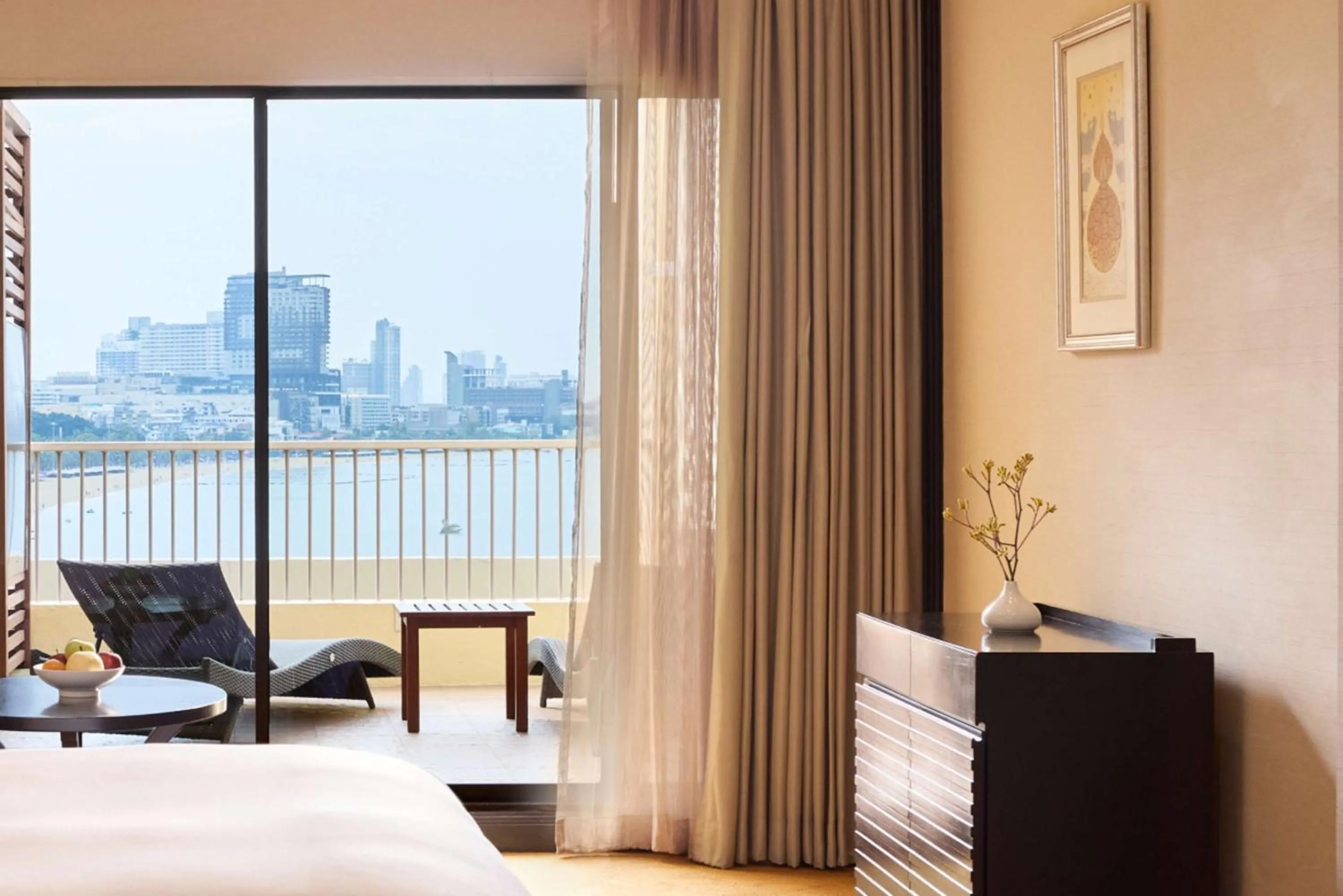 View (from property/room), Bed in Dusit Thani Pattaya