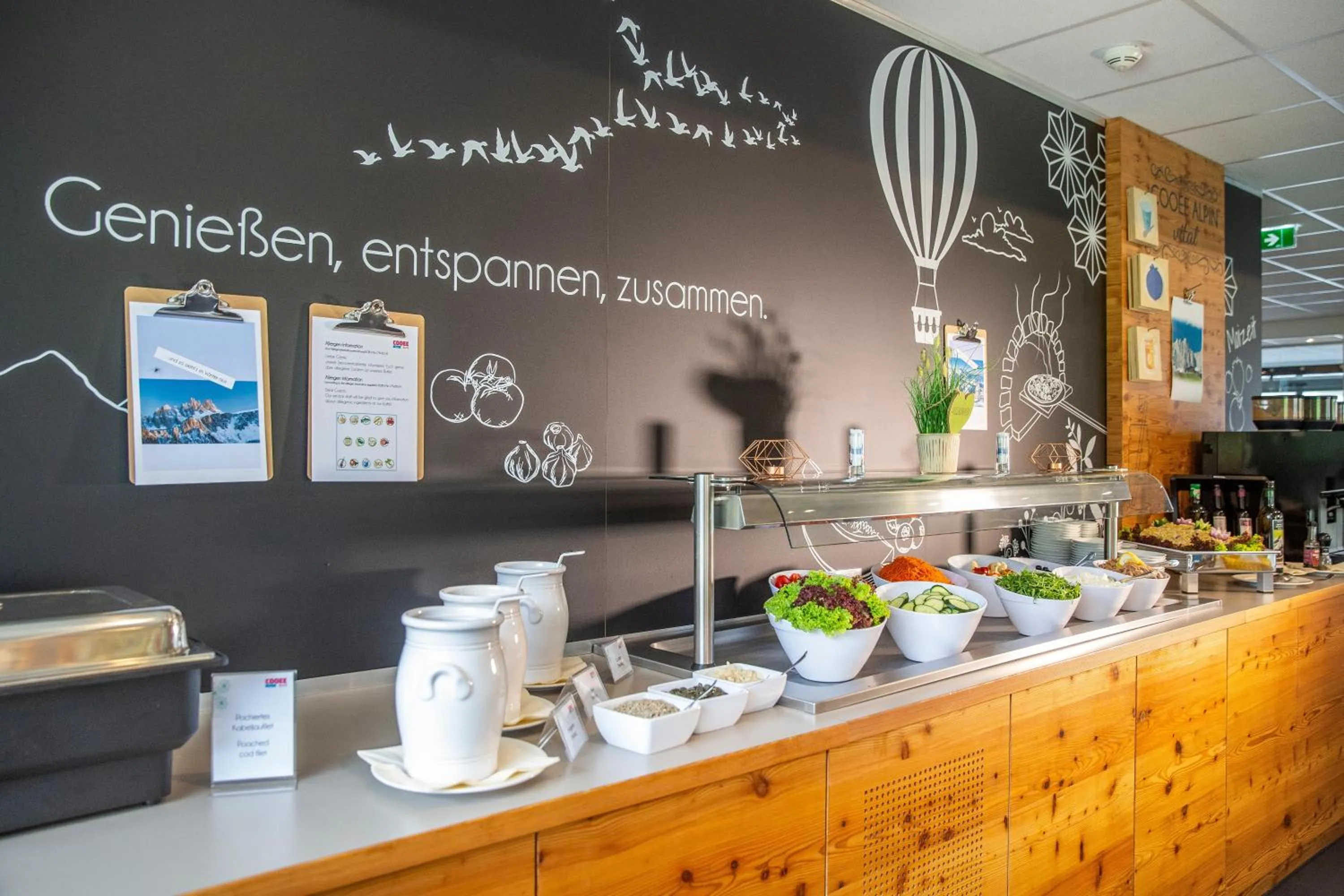 Restaurant/places to eat in COOEE alpin Hotel Kitzbüheler Alpen