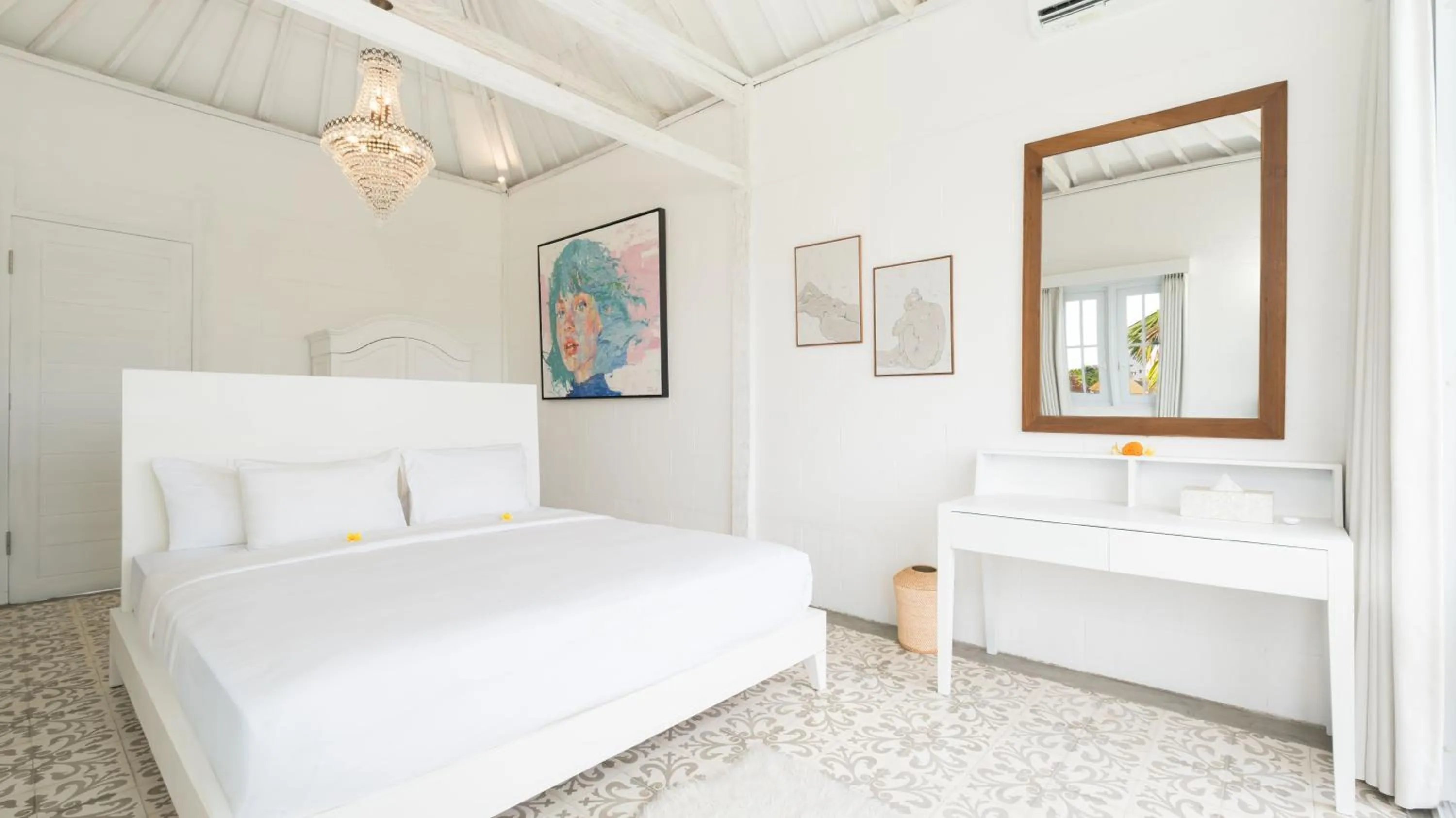 Bedroom, Bed in NicoNico Mansion by Villa Finder