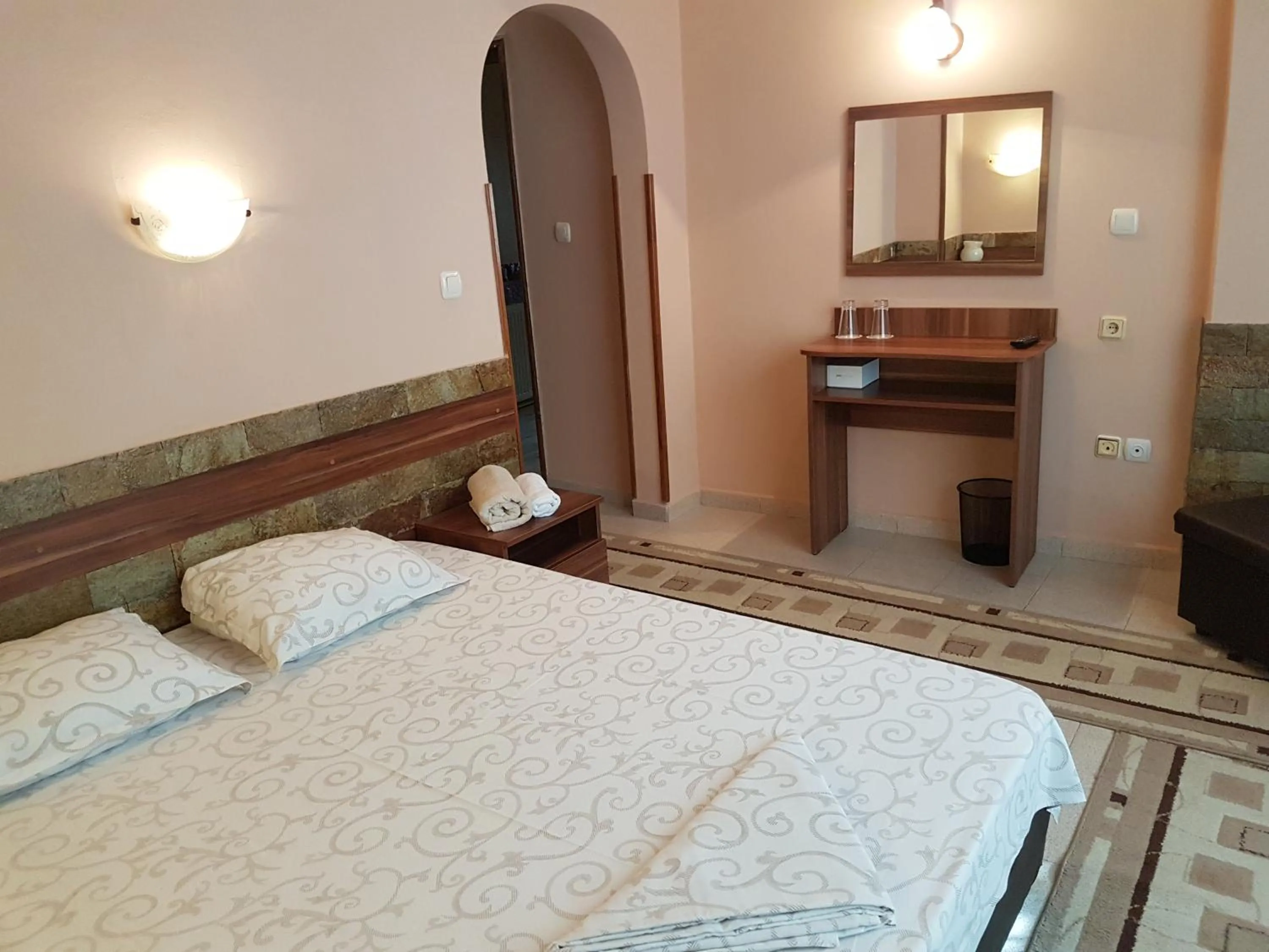 Bed in Family Hotel Zhelkovi - Olympia