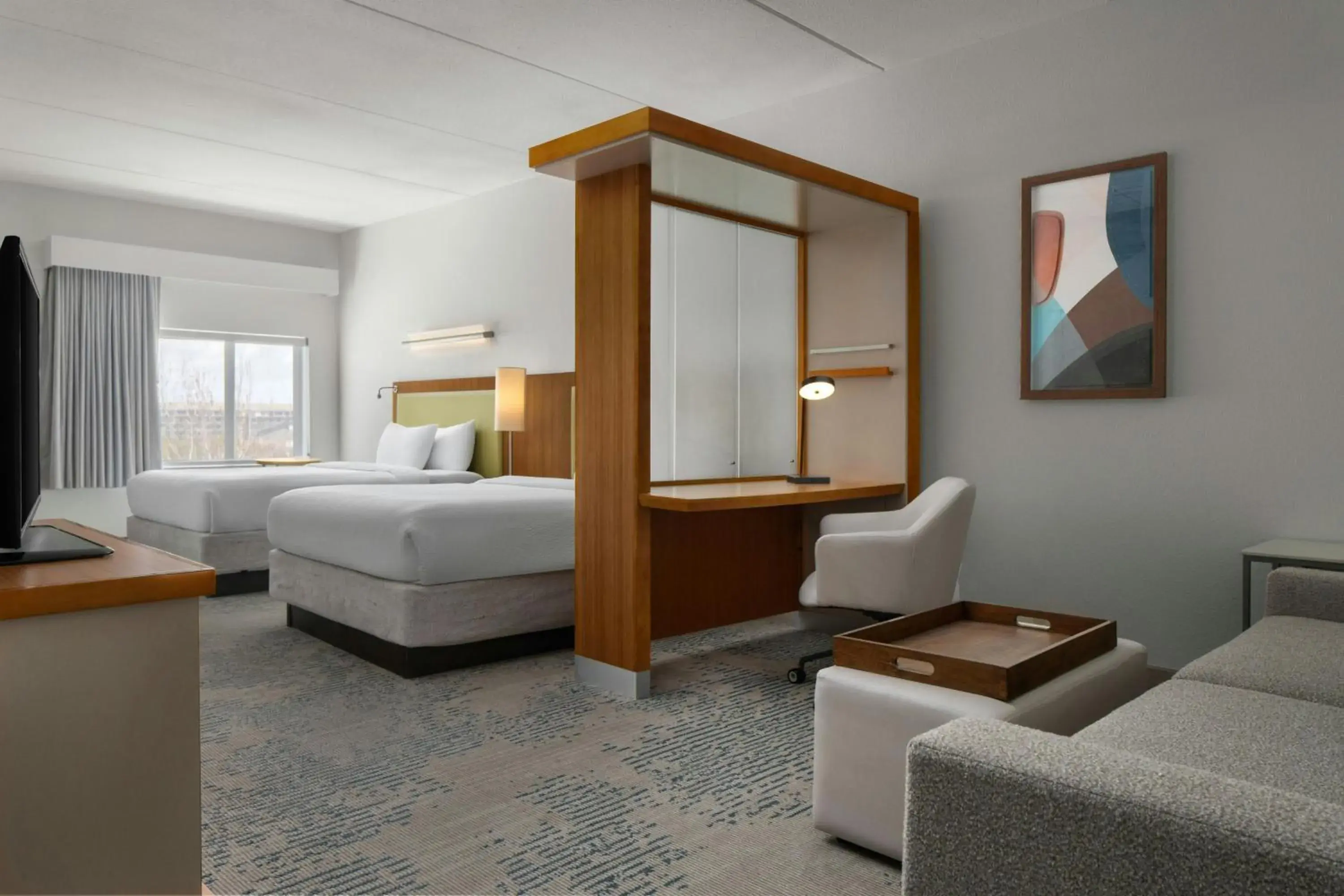 Queen Suite with Sofa Bed - Hearing Accessible in SpringHill Suites by Marriott Charleston Mount Pleasant Queen Suite with Sofa Bed - Hearing Accessible in SpringHill Suites by Marriott Charleston Mount Pleasant