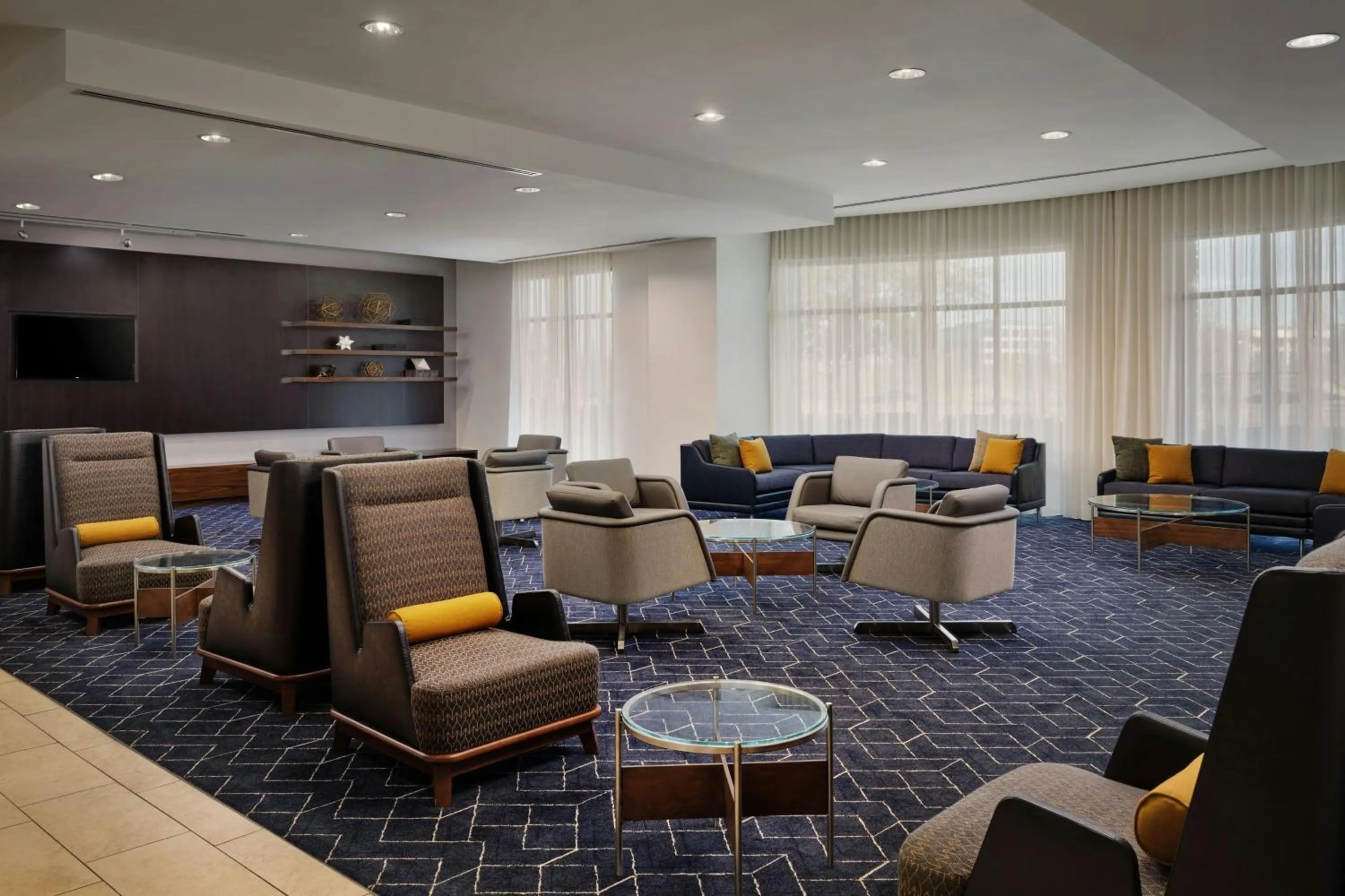 Lobby or reception in Courtyard by Marriott Fort Worth Alliance Town Center