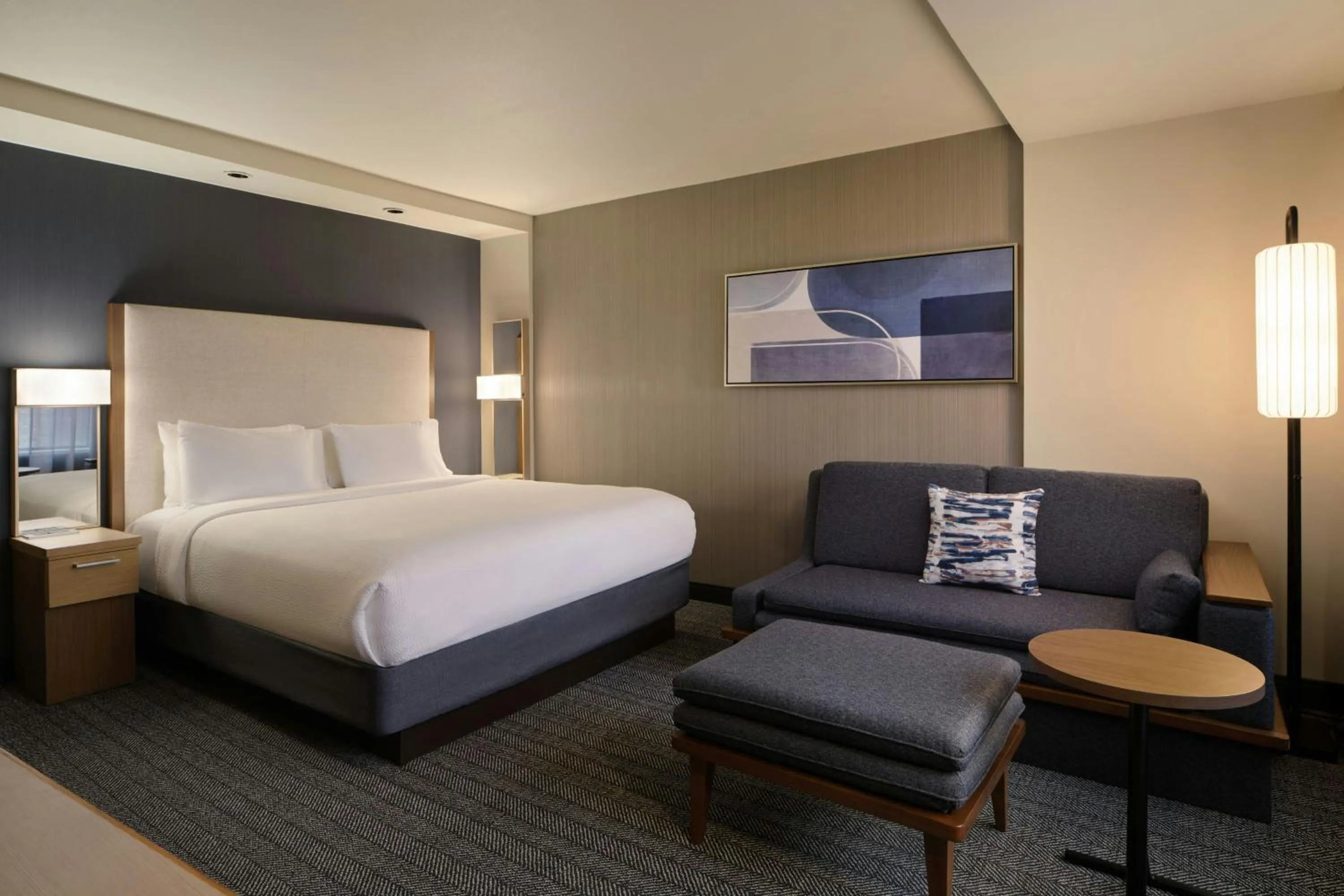 Photo of the whole room, Bed in Courtyard by Marriott Fort Worth Alliance Town Center