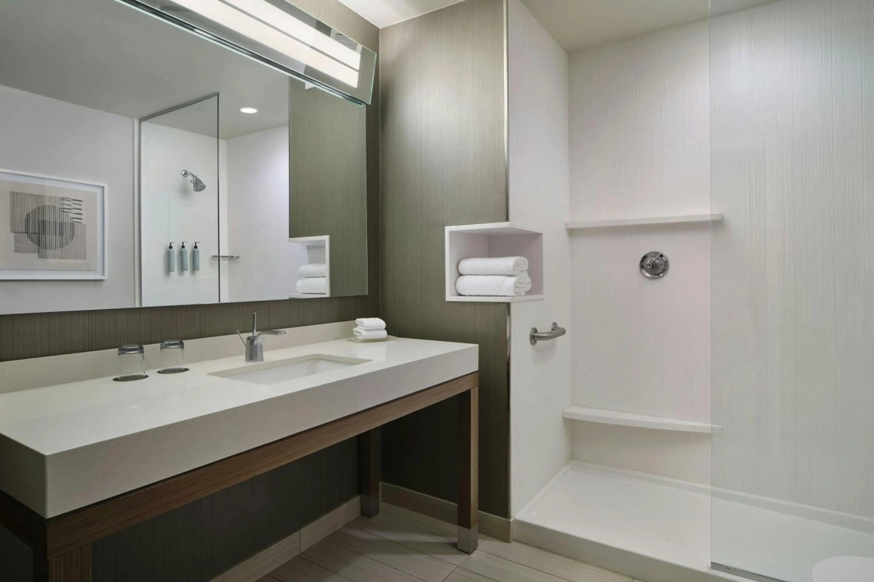 Bathroom in Courtyard by Marriott Fort Worth Alliance Town Center