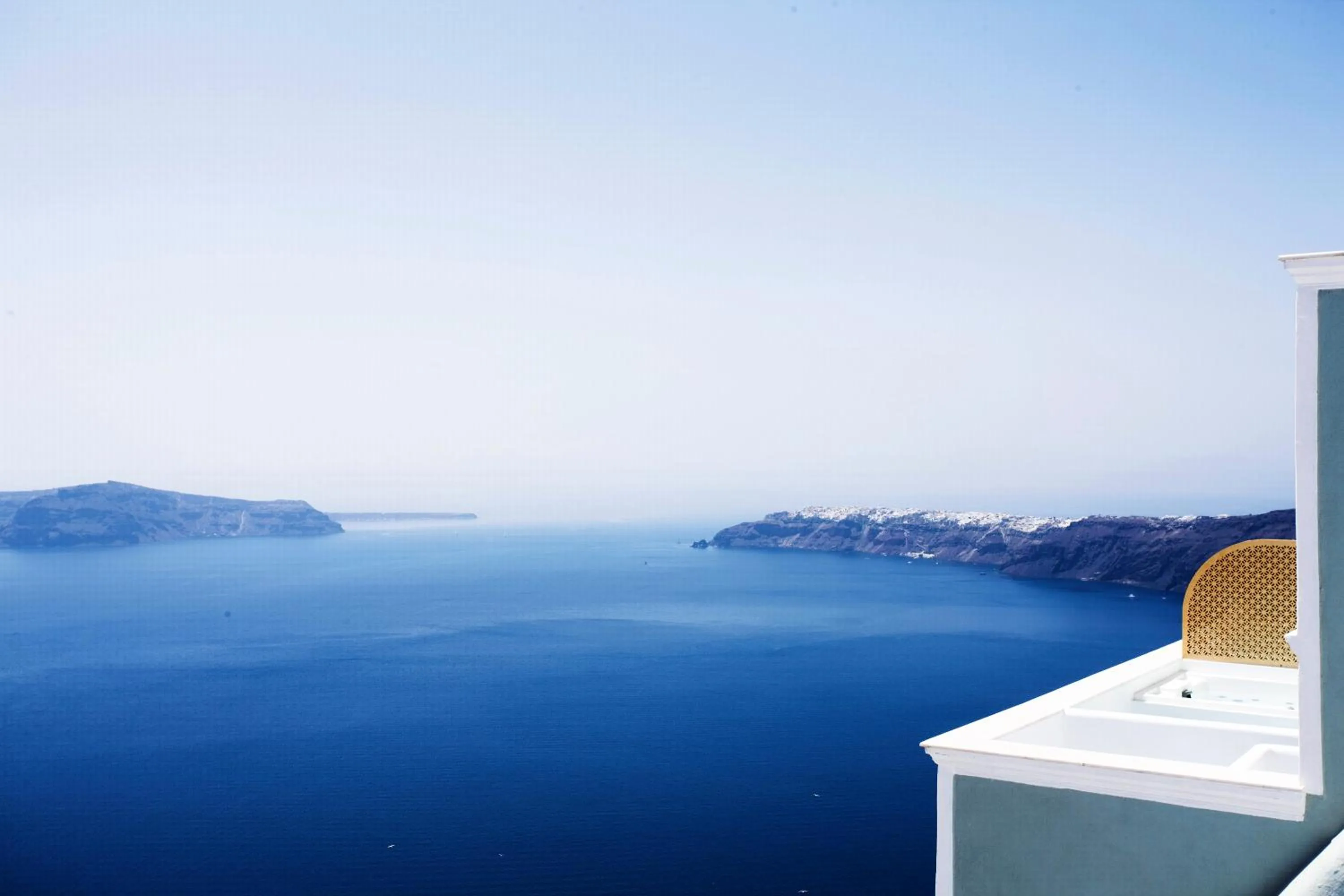 Bird's eye view in Andronikos Santorini