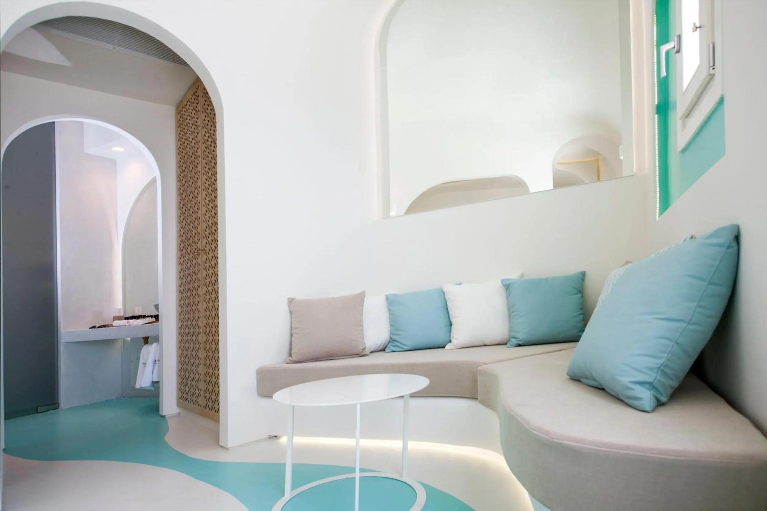 Living room in Andronikos Santorini