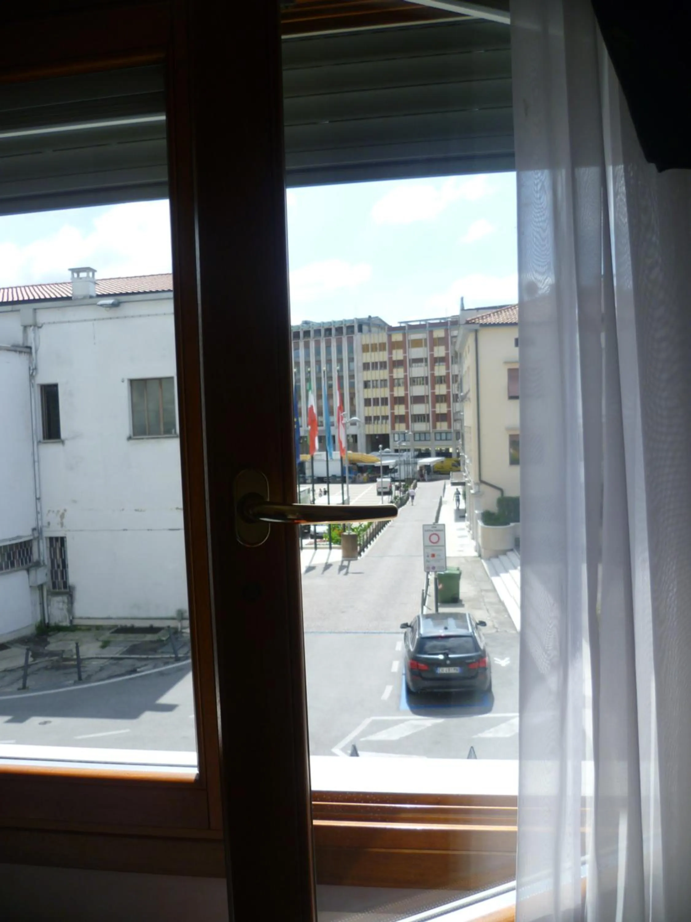 Quiet street view in Hotel Minerva