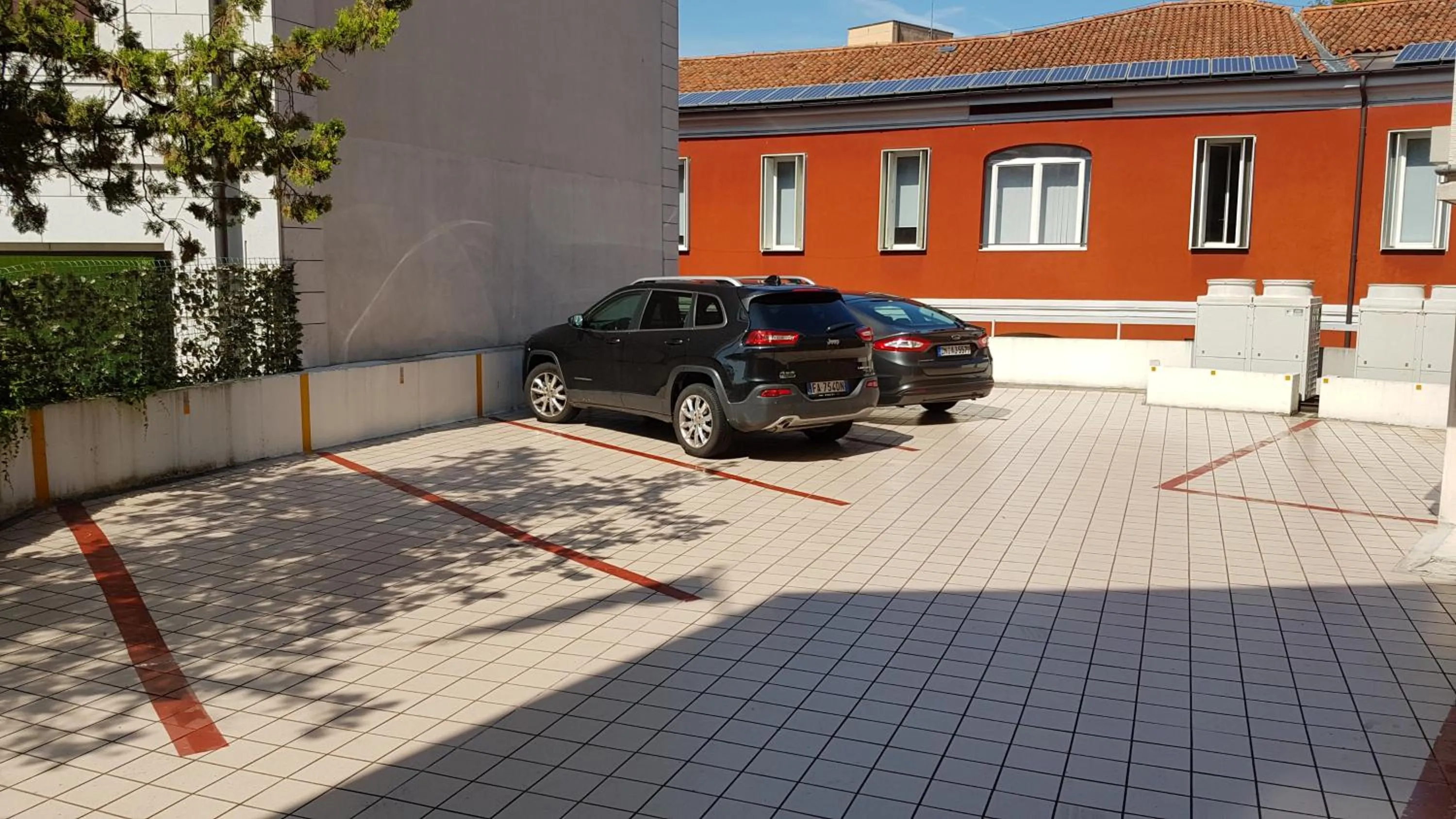 Garden view in Hotel Minerva