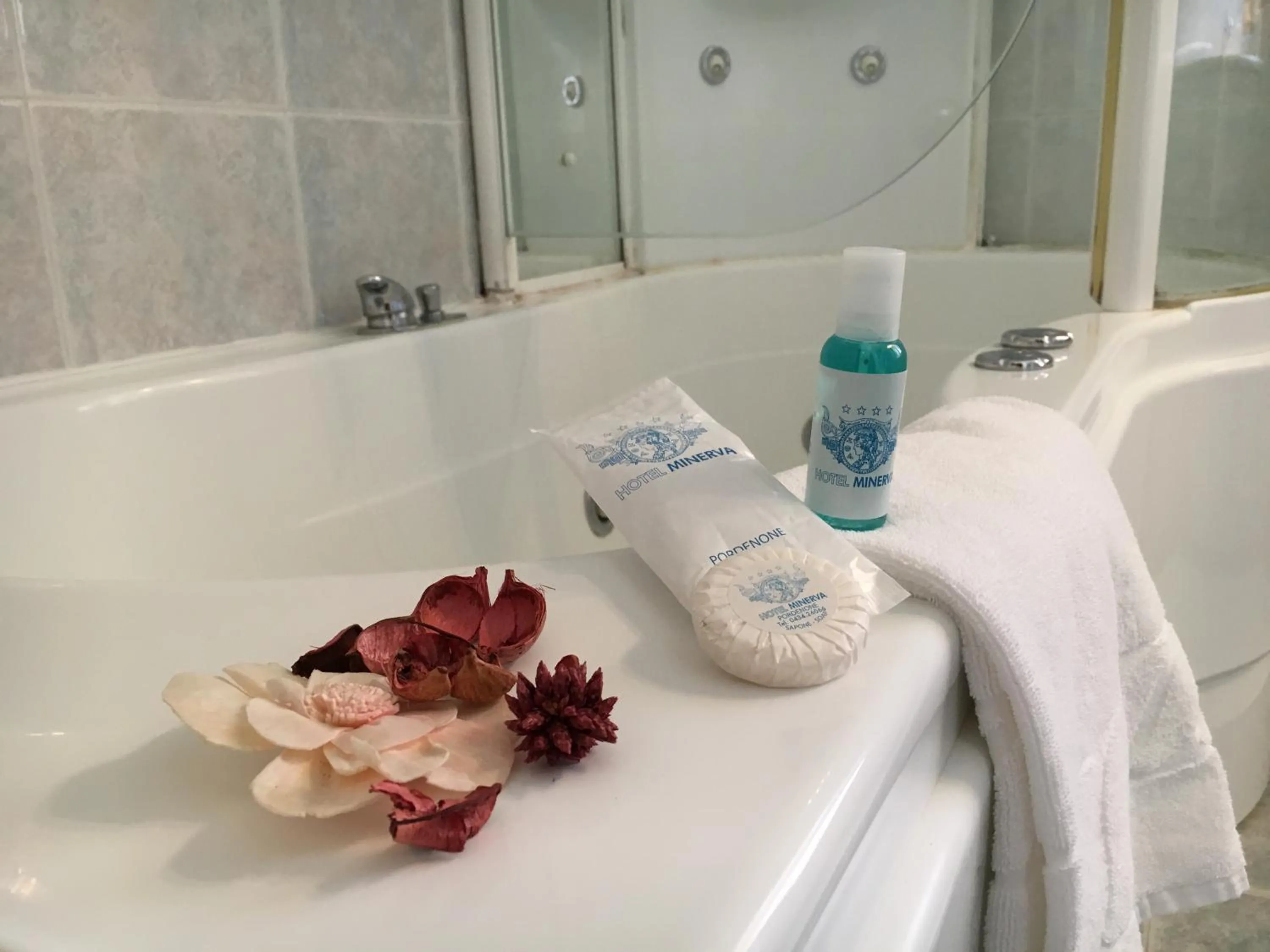 Bathroom in Hotel Minerva