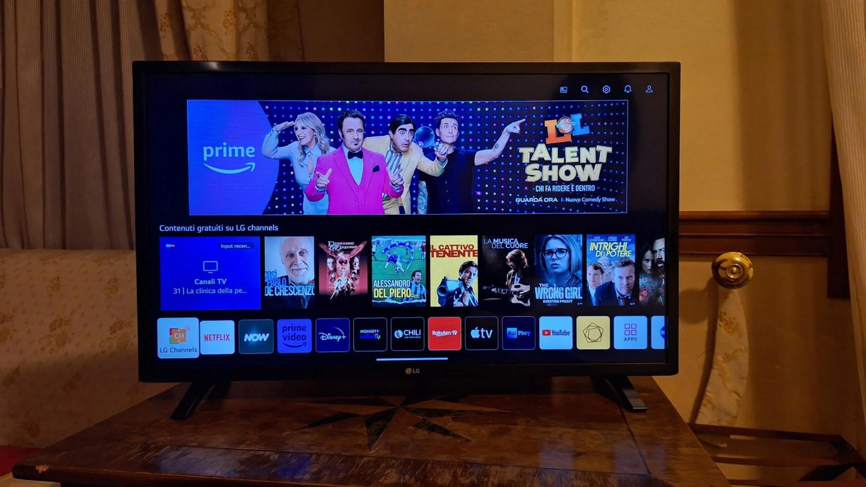 TV and multimedia in Hotel Minerva