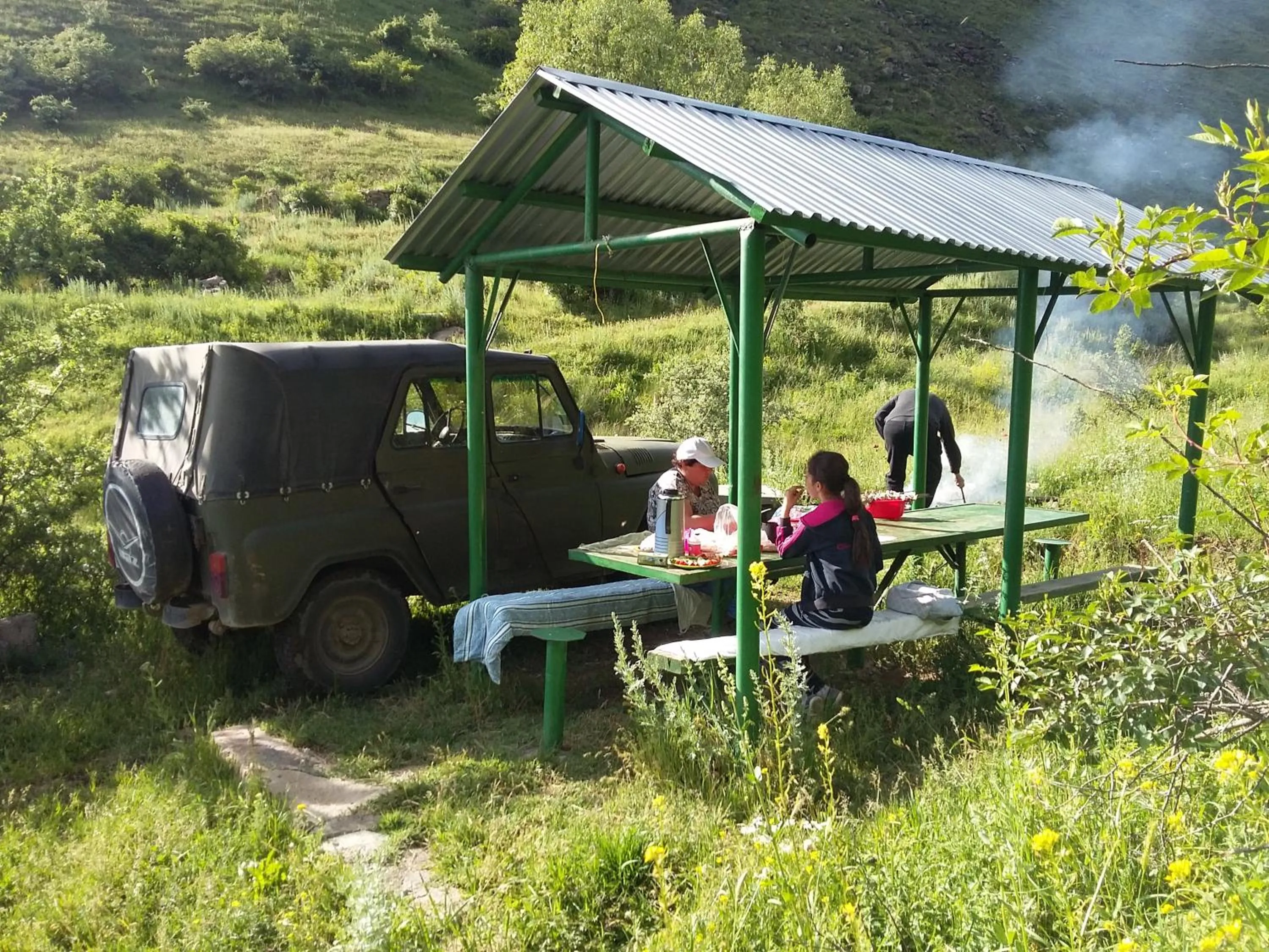 BBQ facilities in Shushan GUEST HOUSE