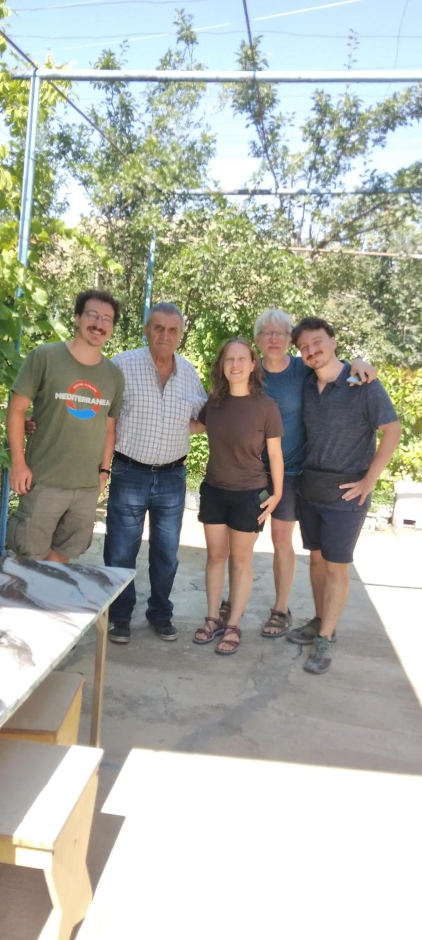 group of guests in Shushan GUEST HOUSE