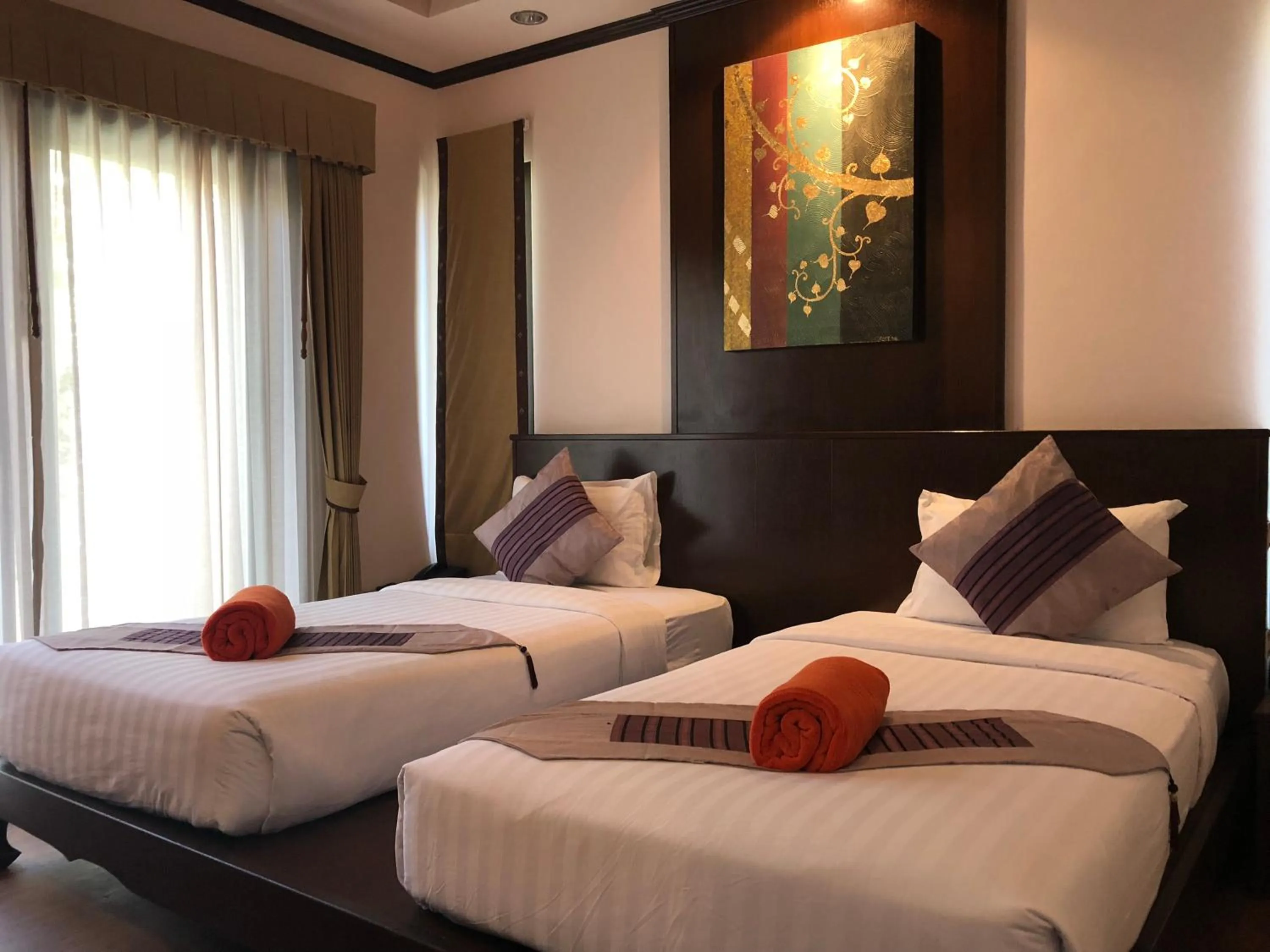 Bedroom, Bed in Kanok Buri Resort