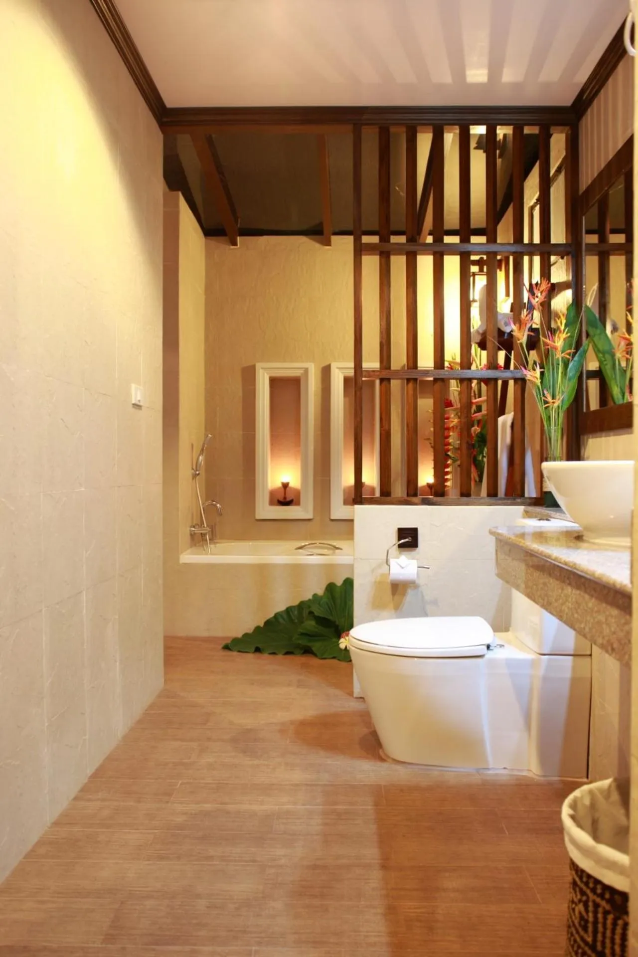Toilet in Kanok Buri Resort